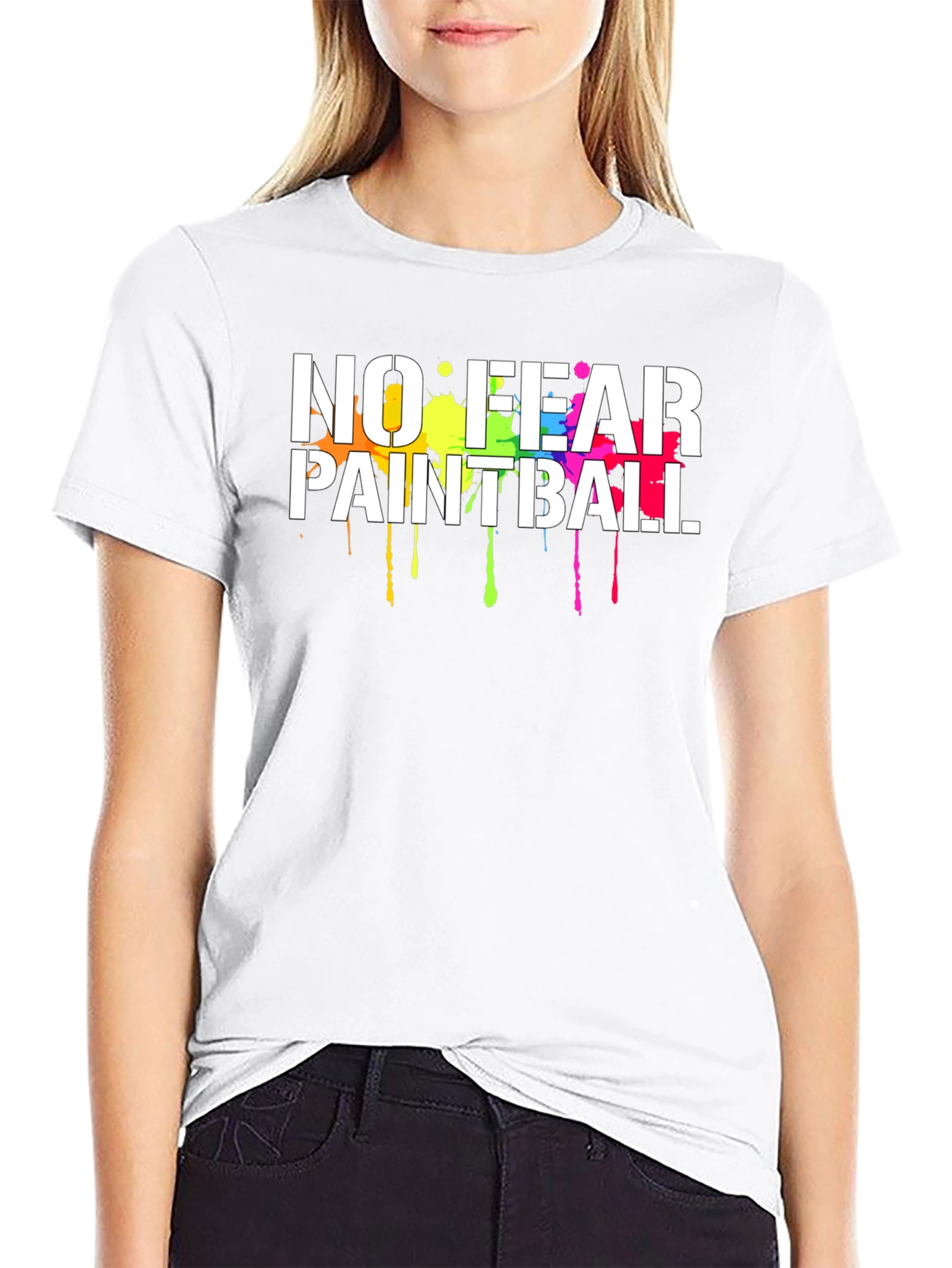 No Fear Paintball Black T-Shirt