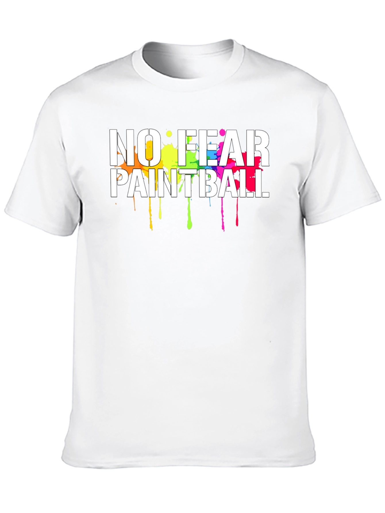 No Fear Paintball Black T-Shirt