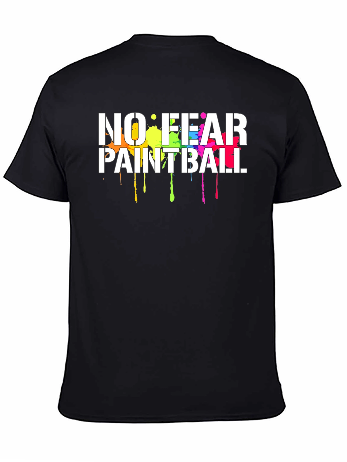 No Fear Paintball Black T-Shirt