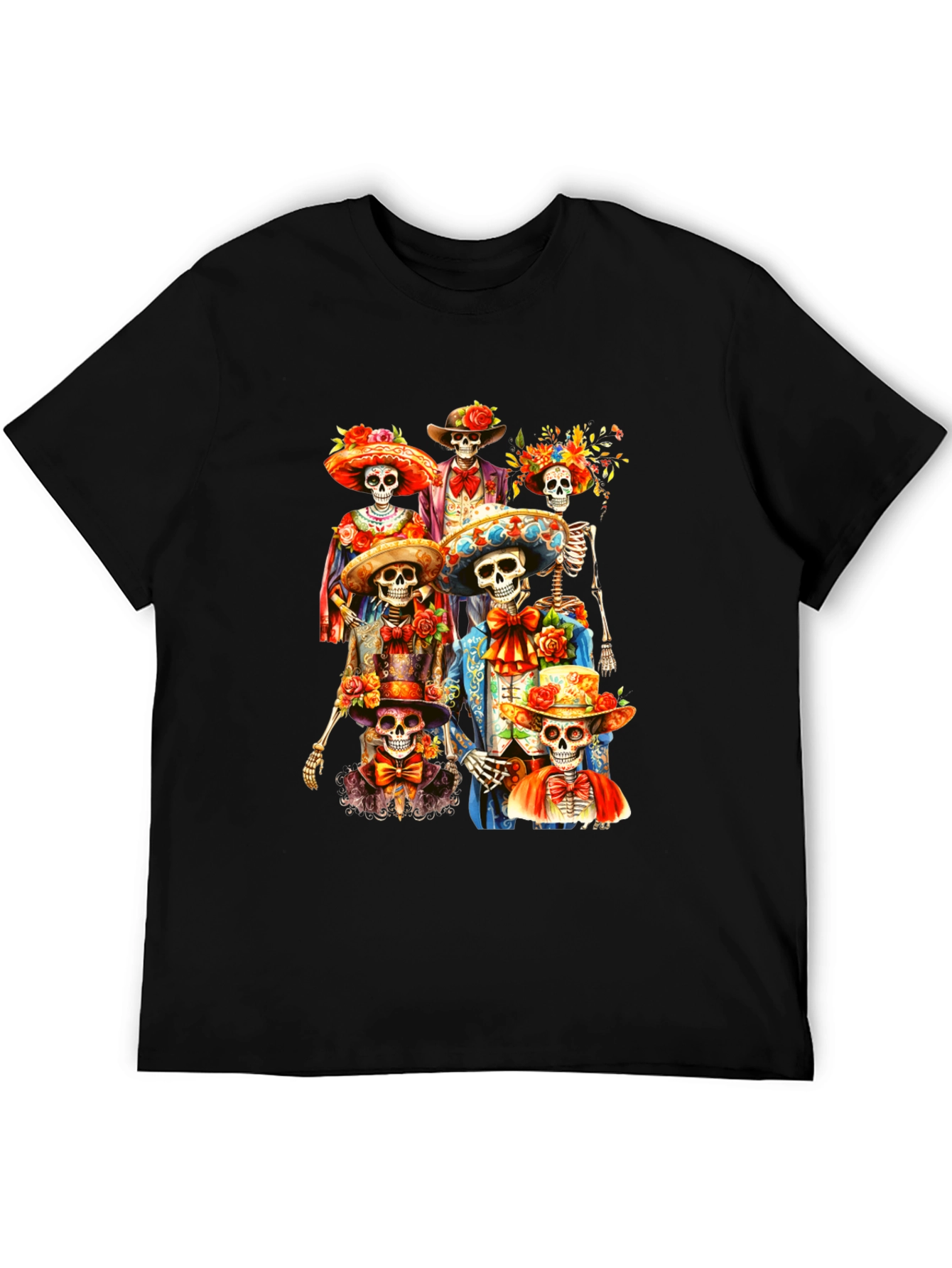 Day of the Dead Skeletons Graphic Tee