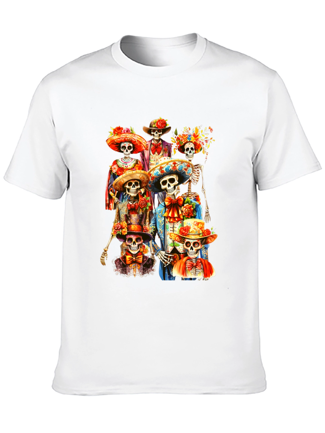 Day of the Dead Skeletons Graphic Tee