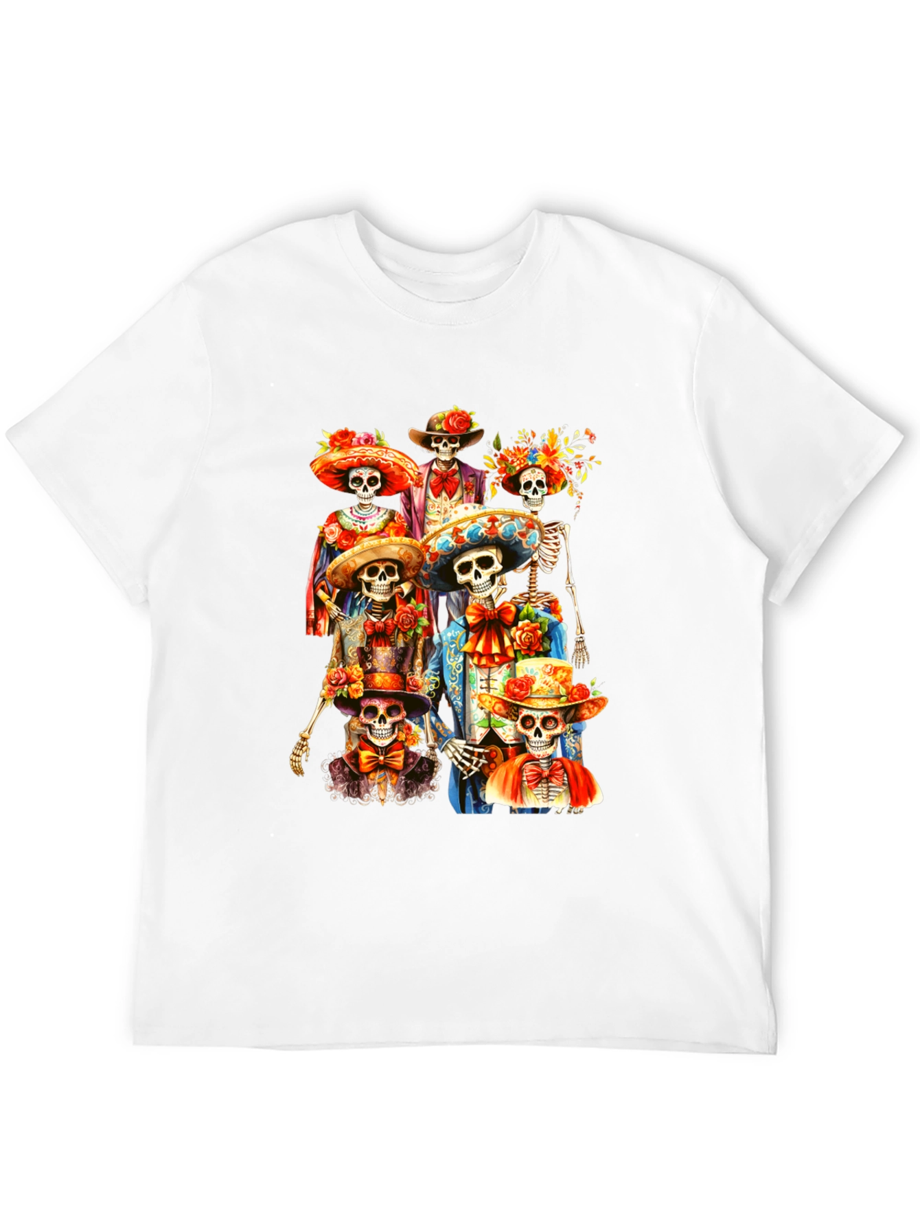 Day of the Dead Skeletons Graphic Tee