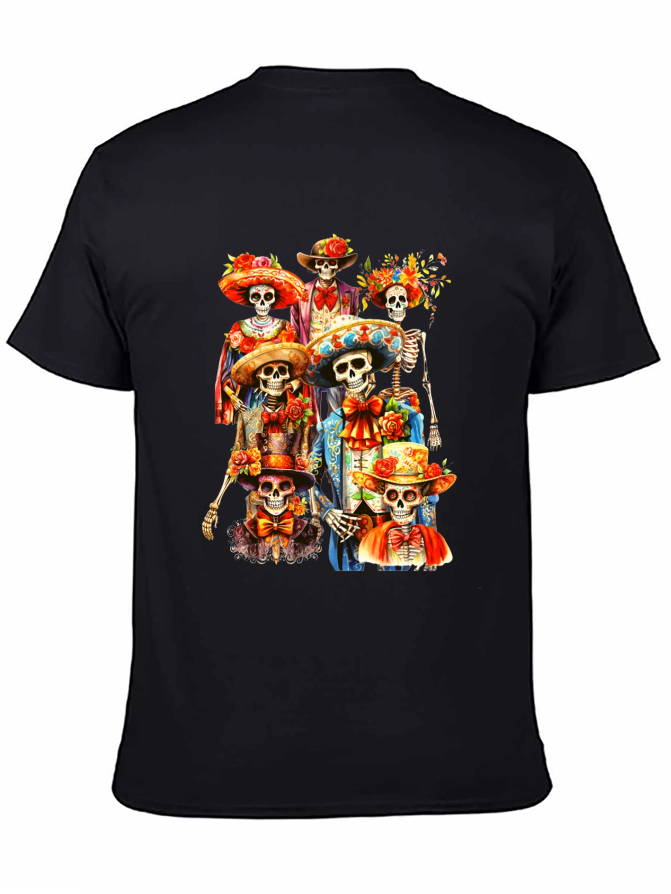 Day of the Dead Skeletons Graphic Tee