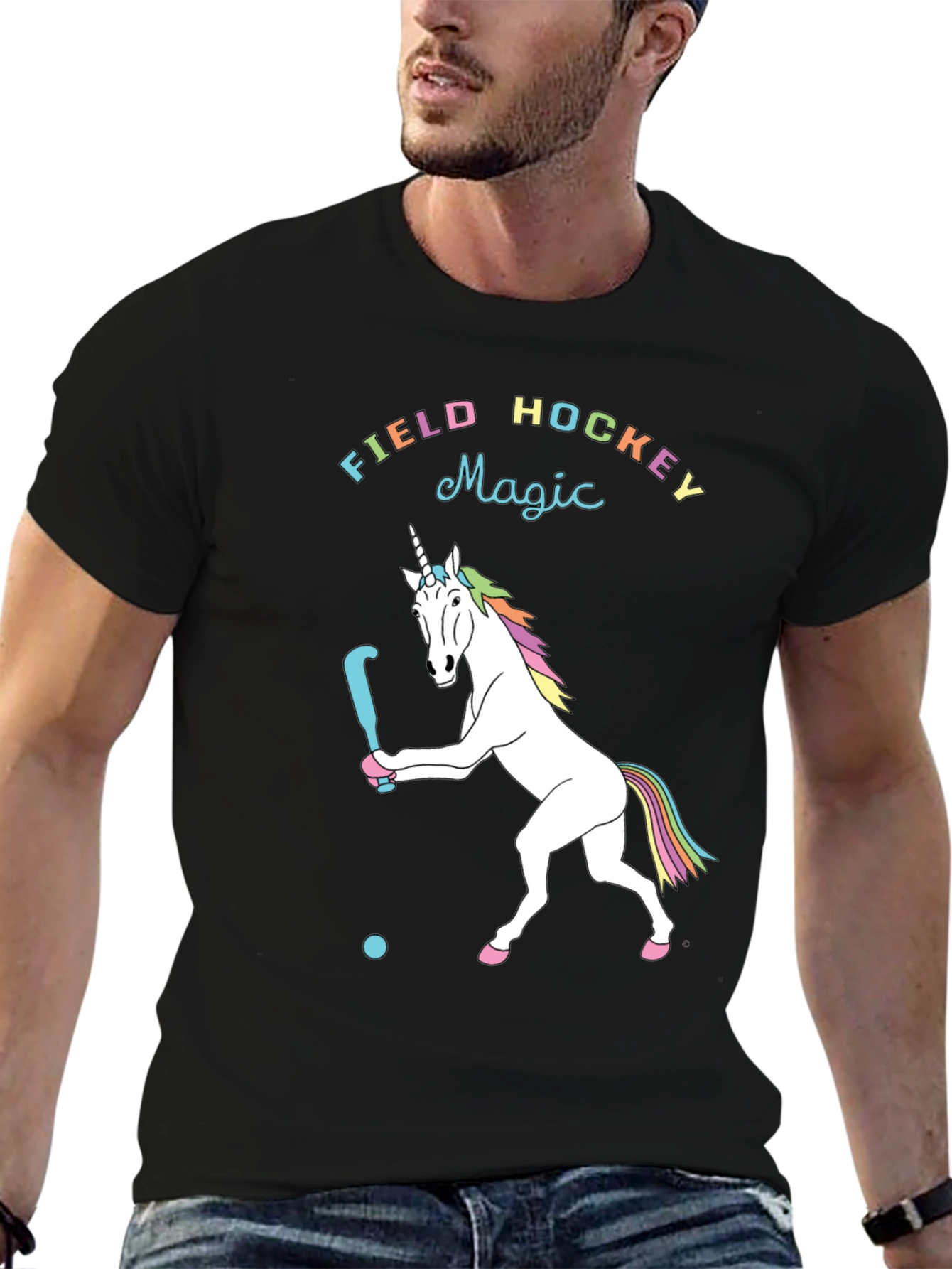 Field Hockey Unicorn Magic T-Shirt
