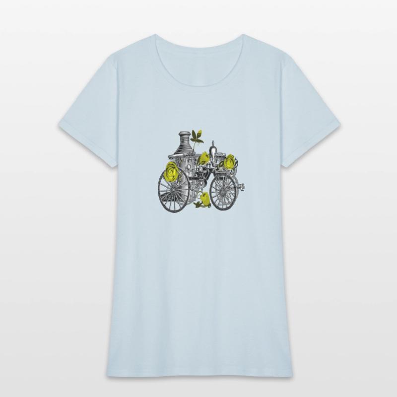 Yellow roses steam machine