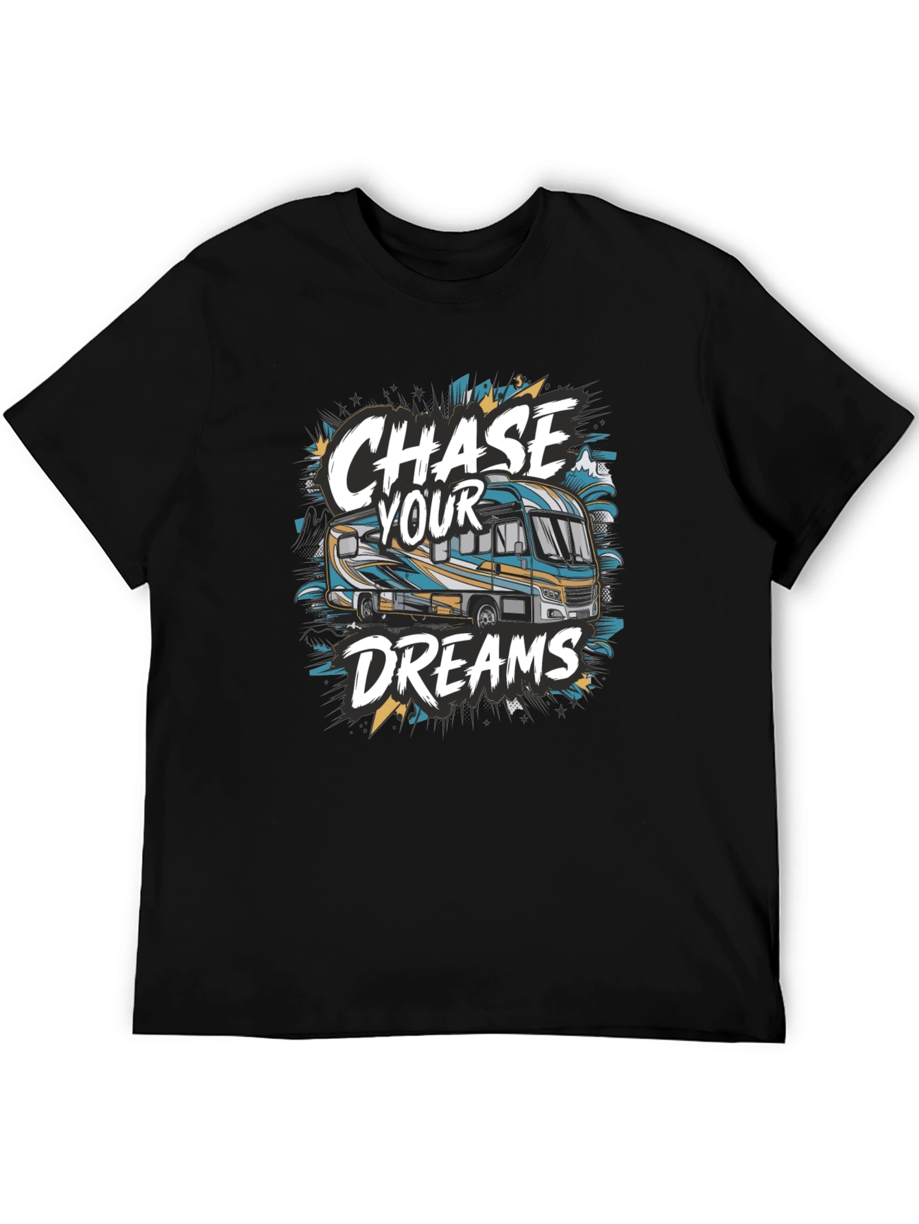 Chase Your Dreams RV Graphic Tee - Adventure Awaits!