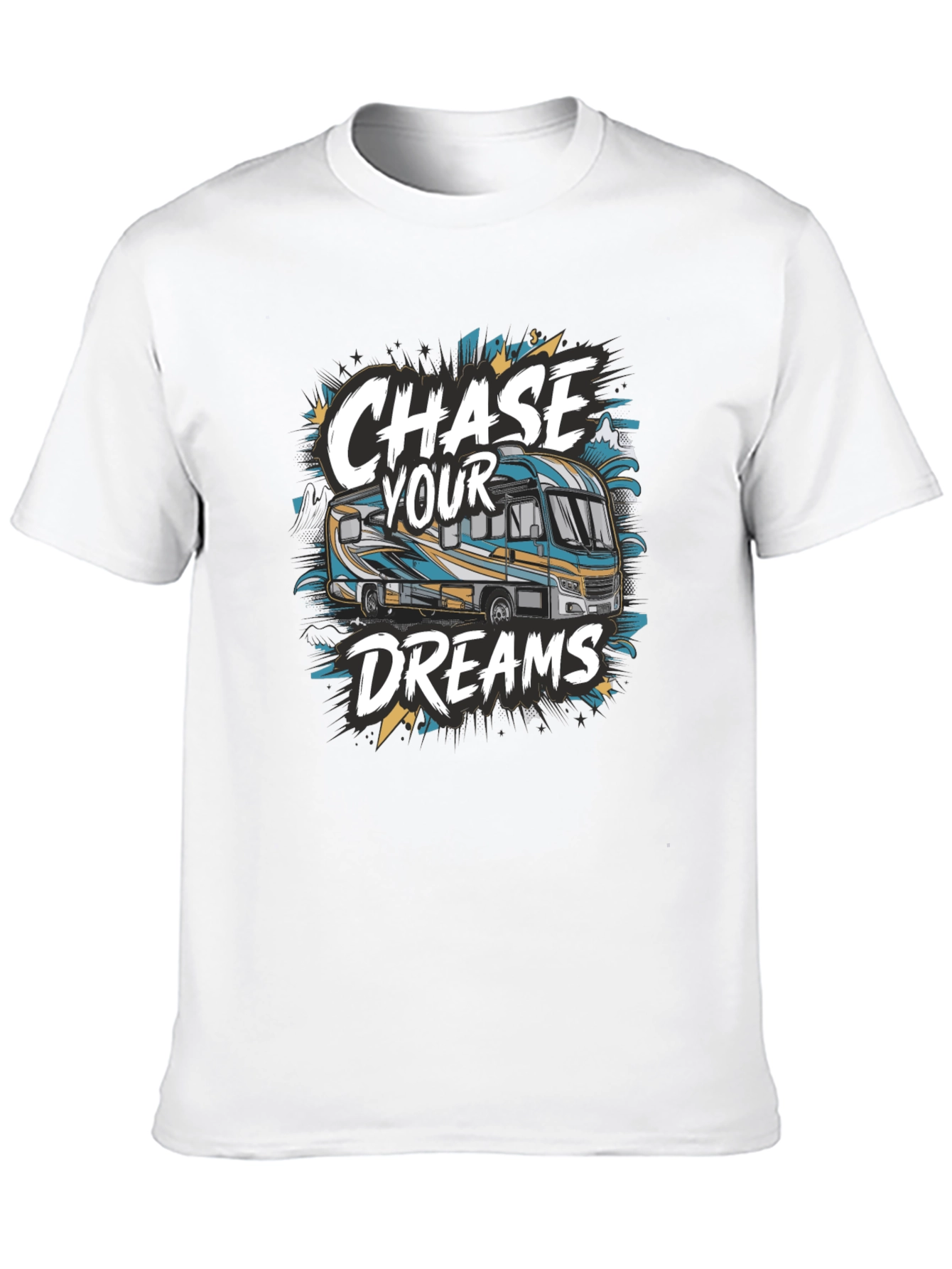 Chase Your Dreams RV Graphic Tee - Adventure Awaits!