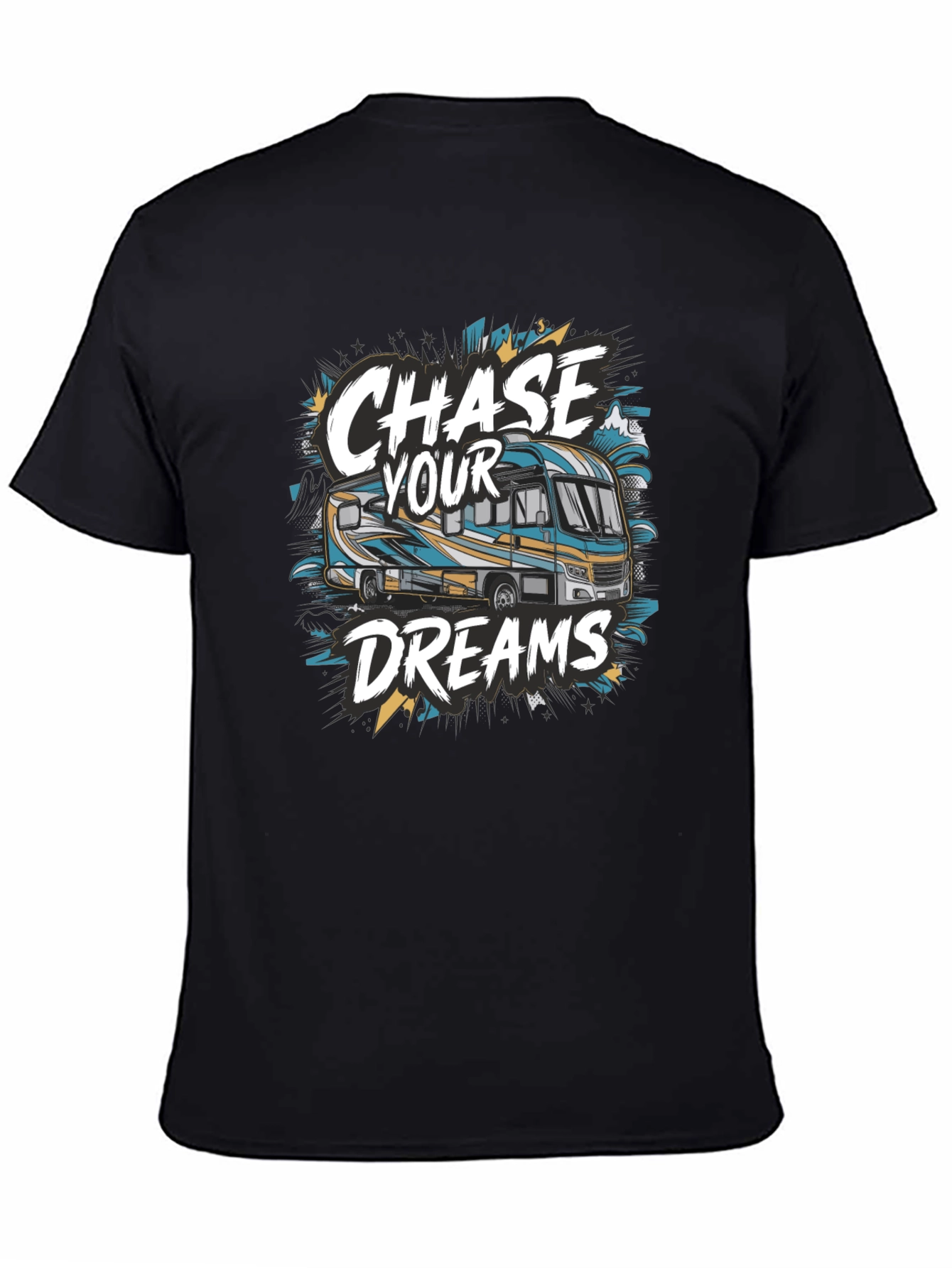 Chase Your Dreams RV Graphic Tee - Adventure Awaits!