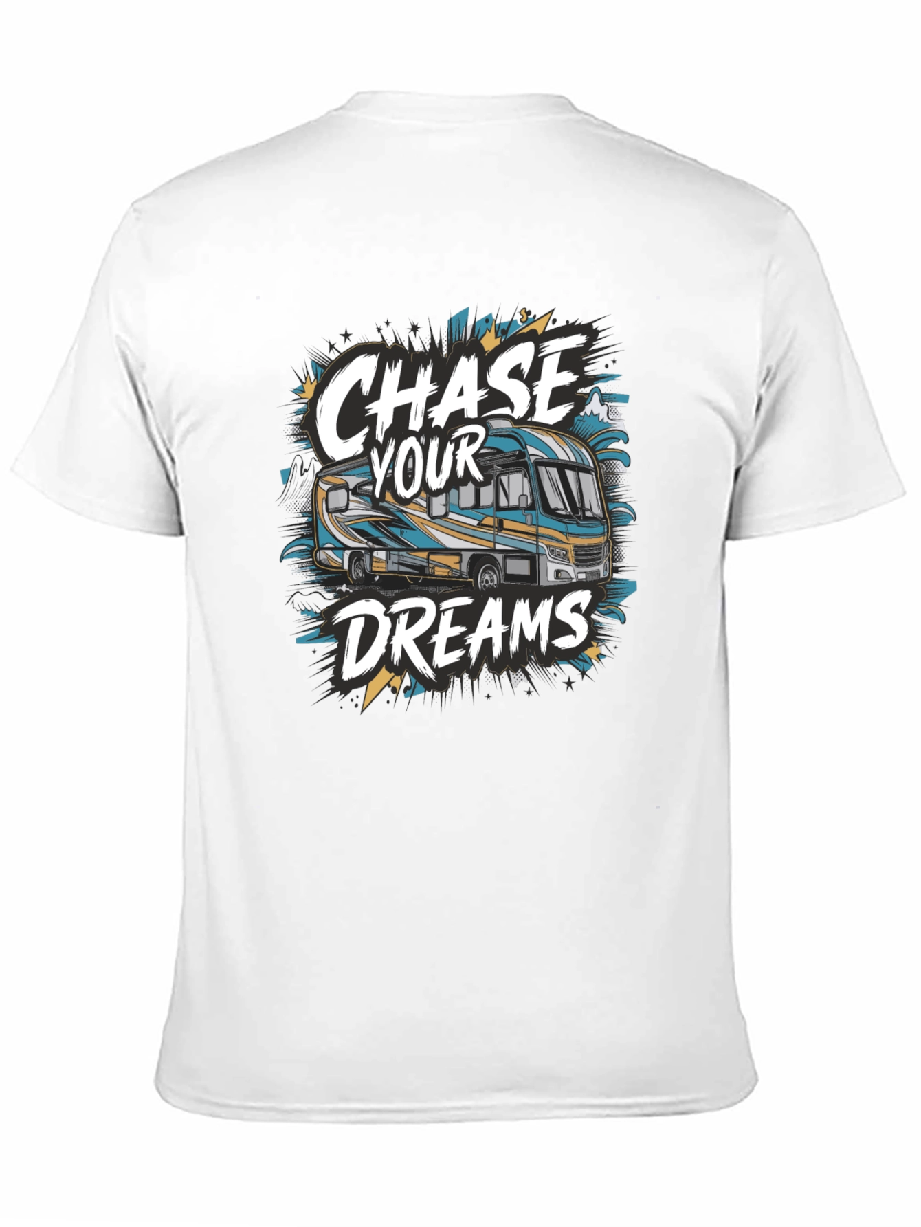 Chase Your Dreams RV Graphic Tee - Adventure Awaits!