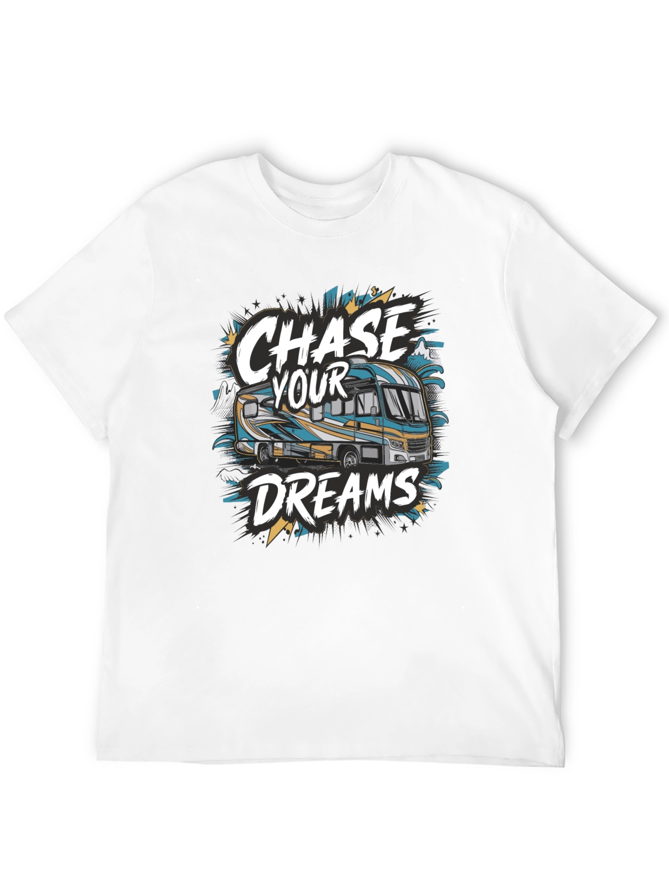 Chase Your Dreams RV Graphic Tee - Adventure Awaits!