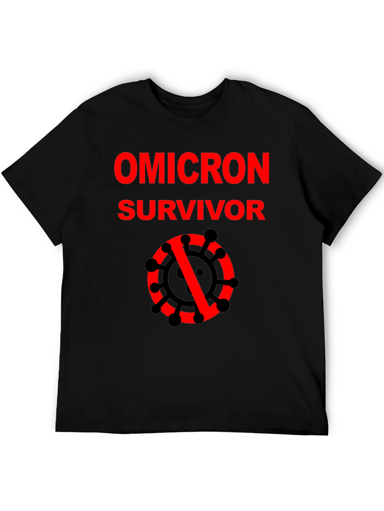 Omicron Survivor Graphic Tee - Black T-Shirt