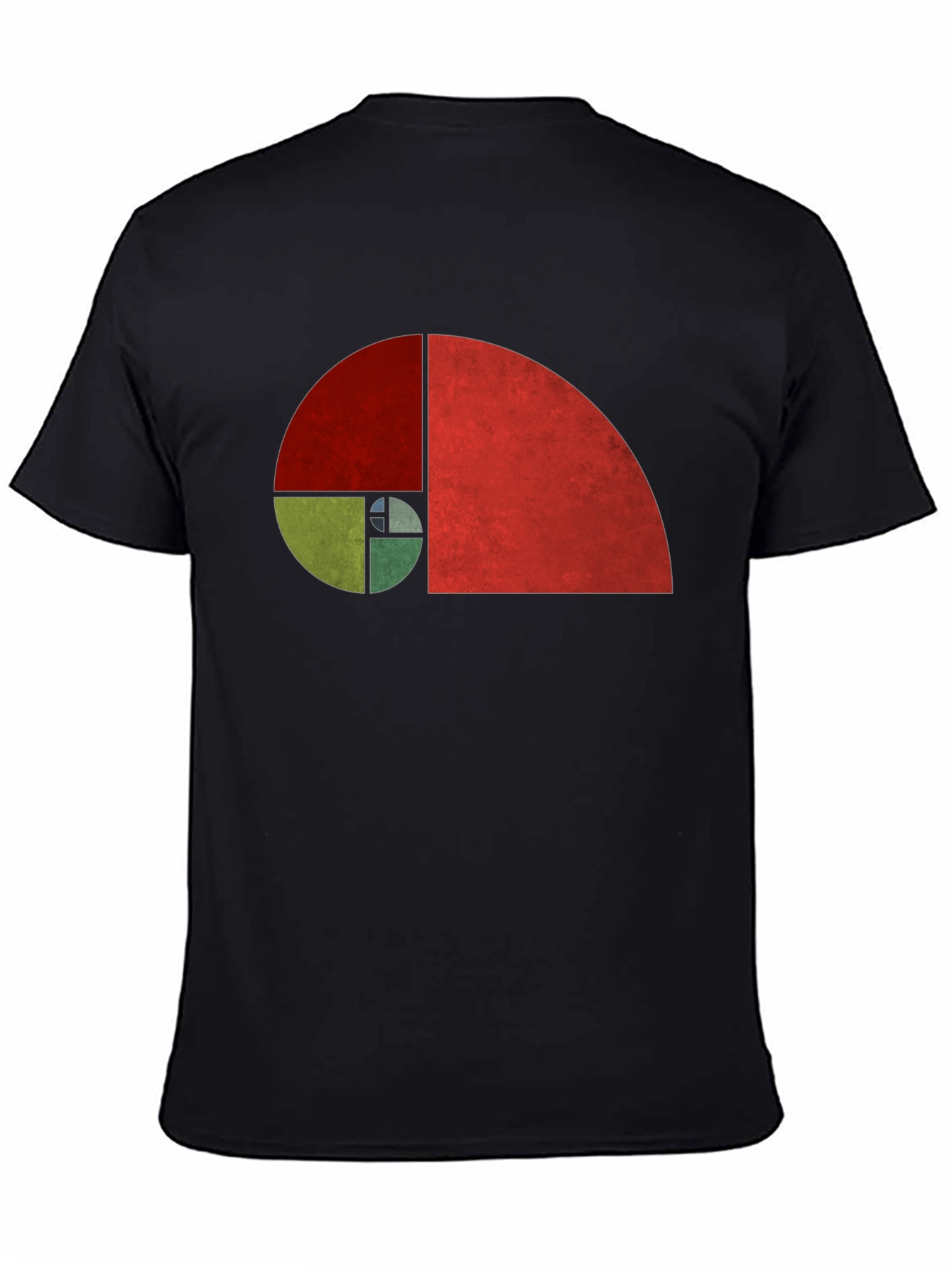 Geometric Fibonacci Sequence Graphic Tee