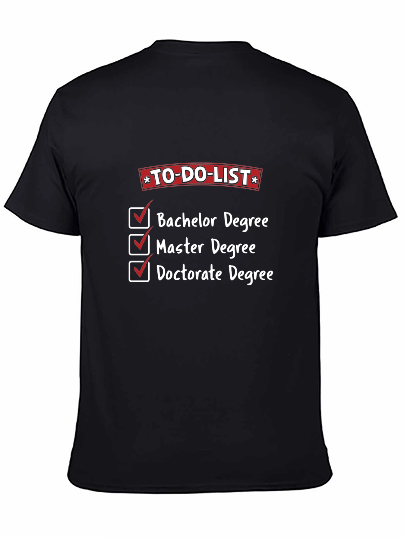 Graduation To-Do List Graphic Tee
