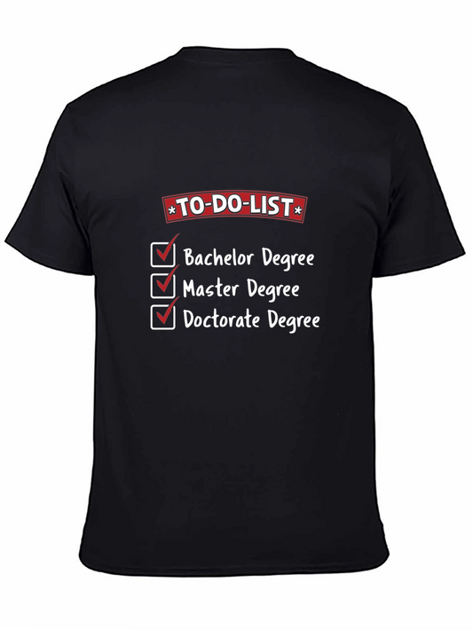 Graduation To-Do List Graphic Tee