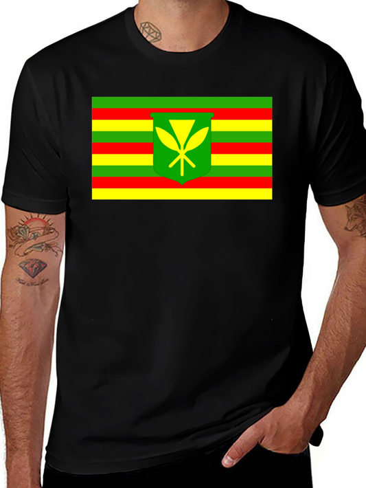 Hawaii Kanaka Maoli Flag T-Shirt