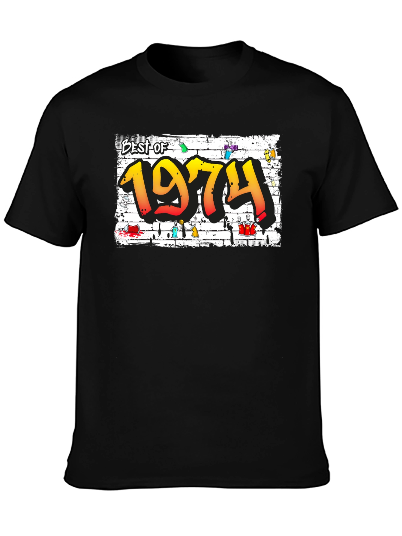 Best of 1974 Graffiti Style T-Shirt