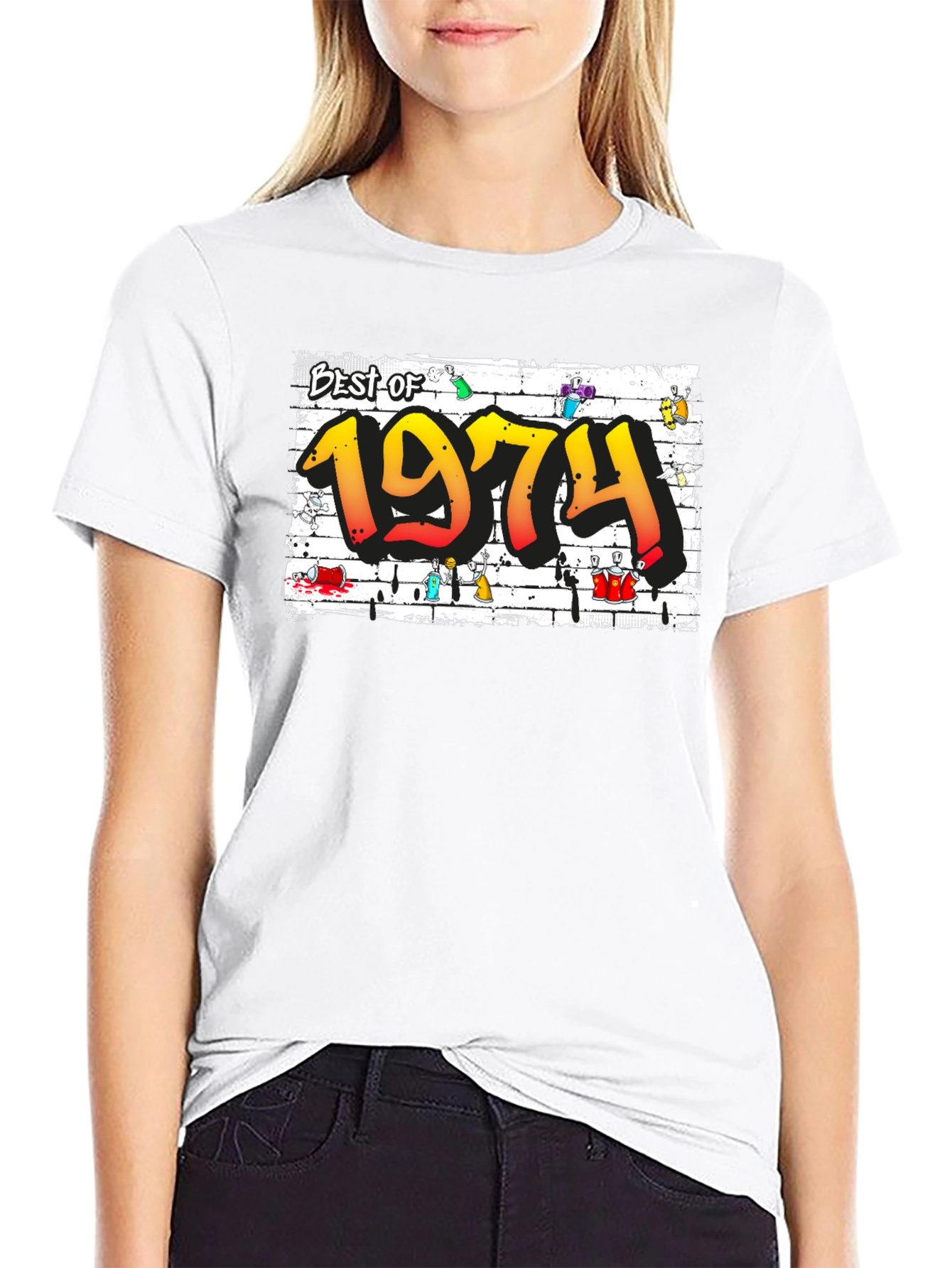 Best of 1974 Graffiti Style T-Shirt