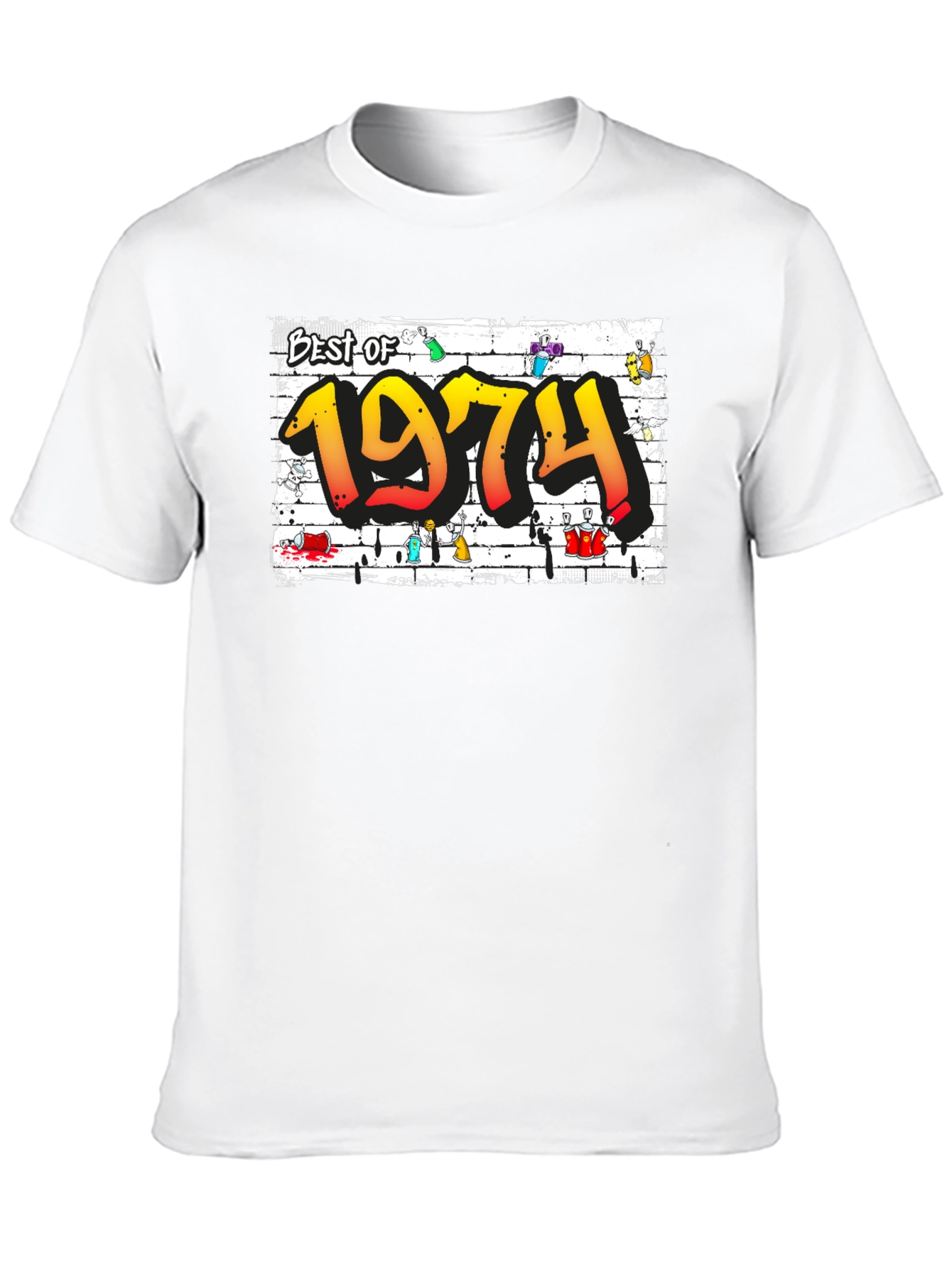 Best of 1974 Graffiti Style T-Shirt