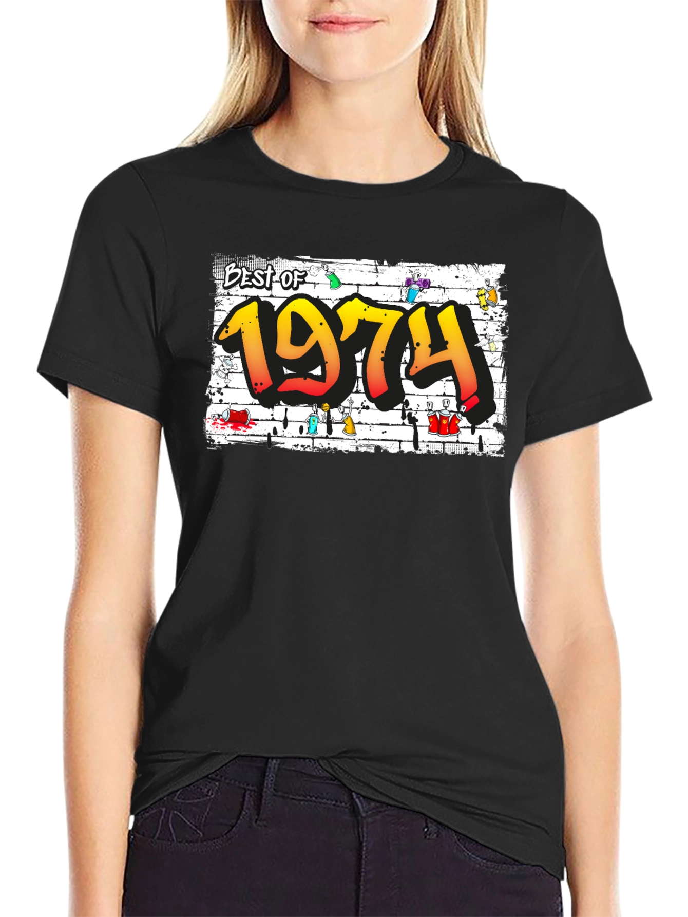 Best of 1974 Graffiti Style T-Shirt