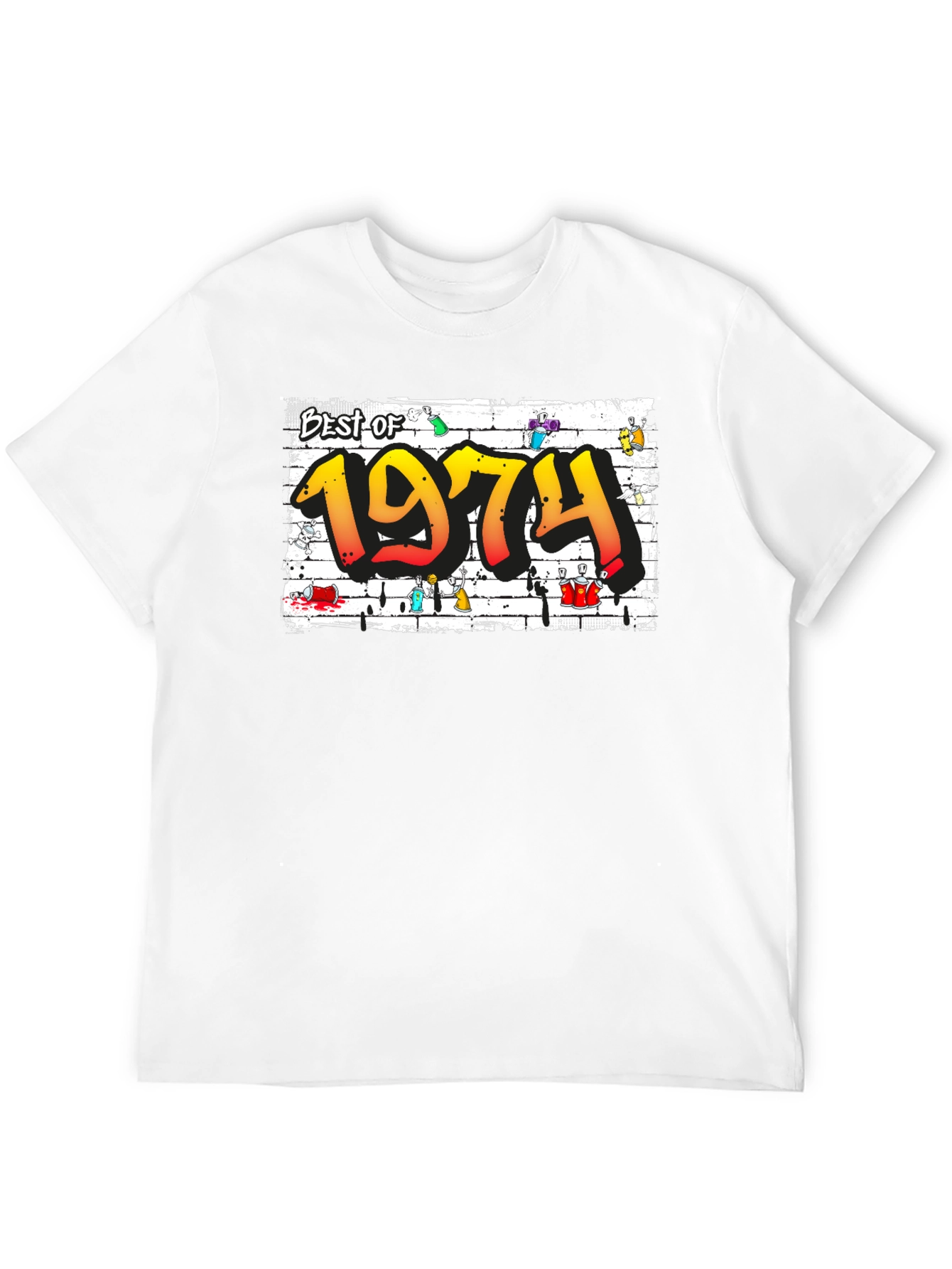 Best of 1974 Graffiti Style T-Shirt