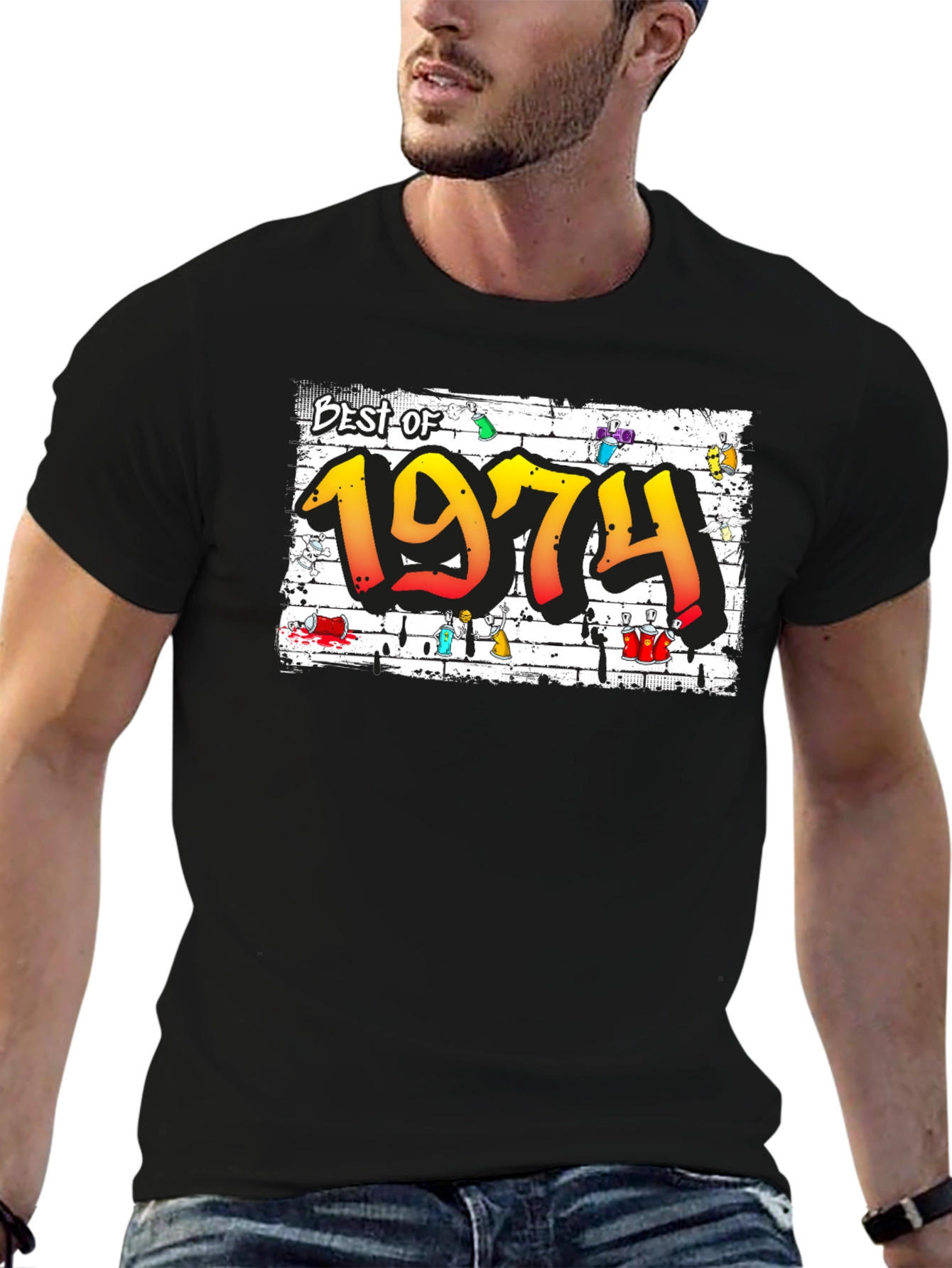 Best of 1974 Graffiti Style T-Shirt