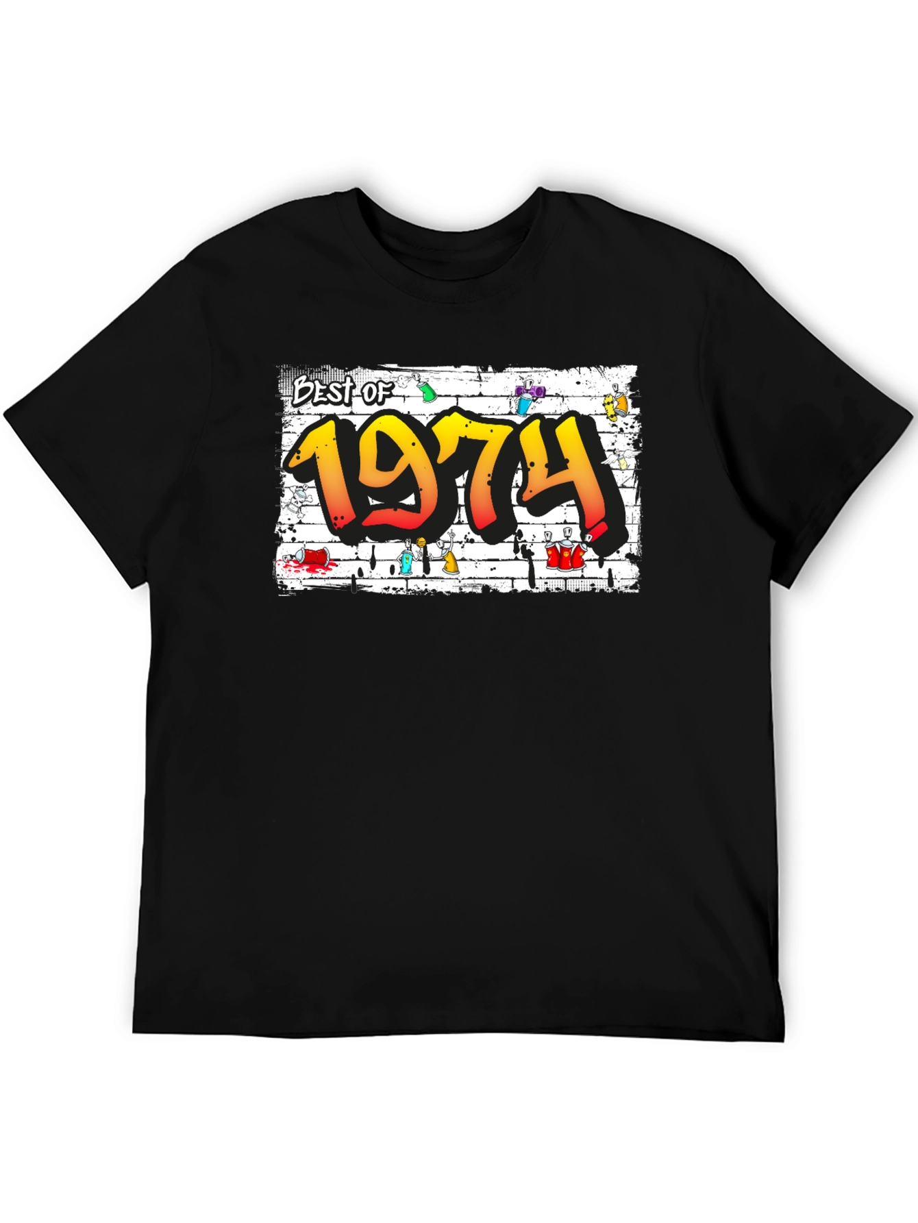 Best of 1974 Graffiti Style T-Shirt