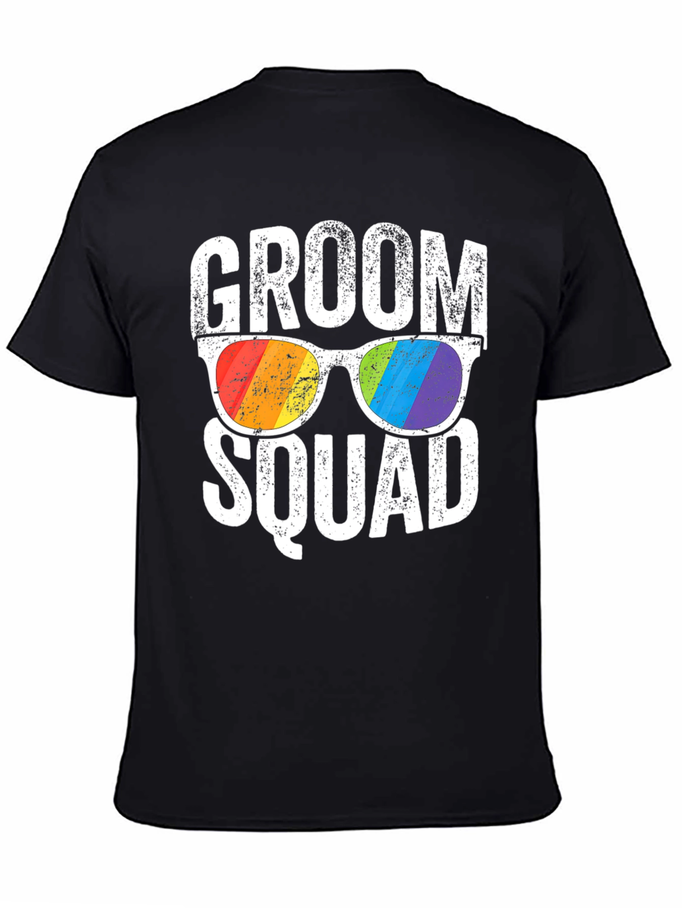 Groom Squad Pride Sunglasses Graphic T-Shirt