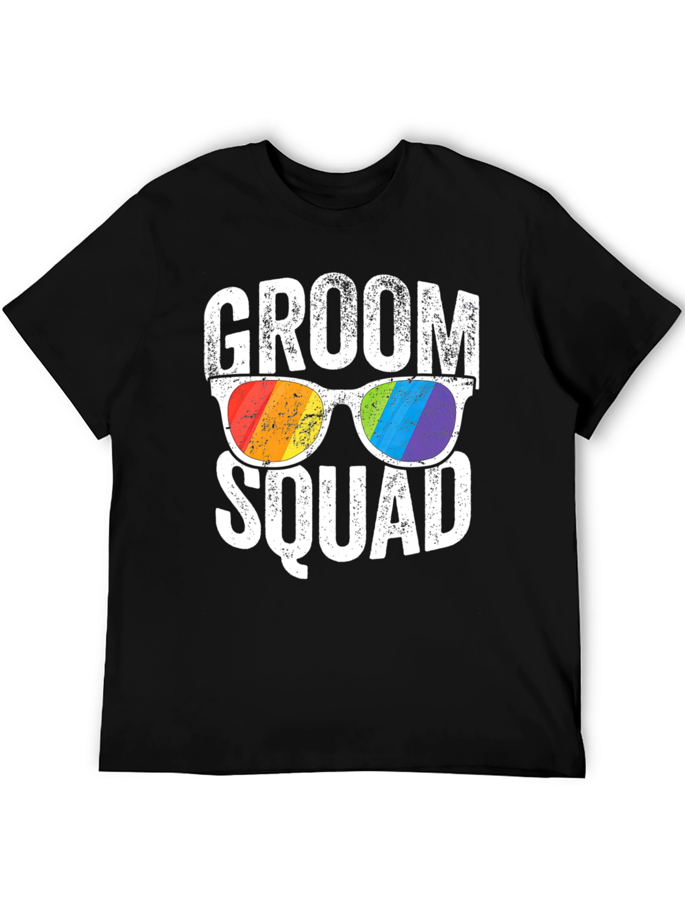 Groom Squad Pride Sunglasses Graphic T-Shirt