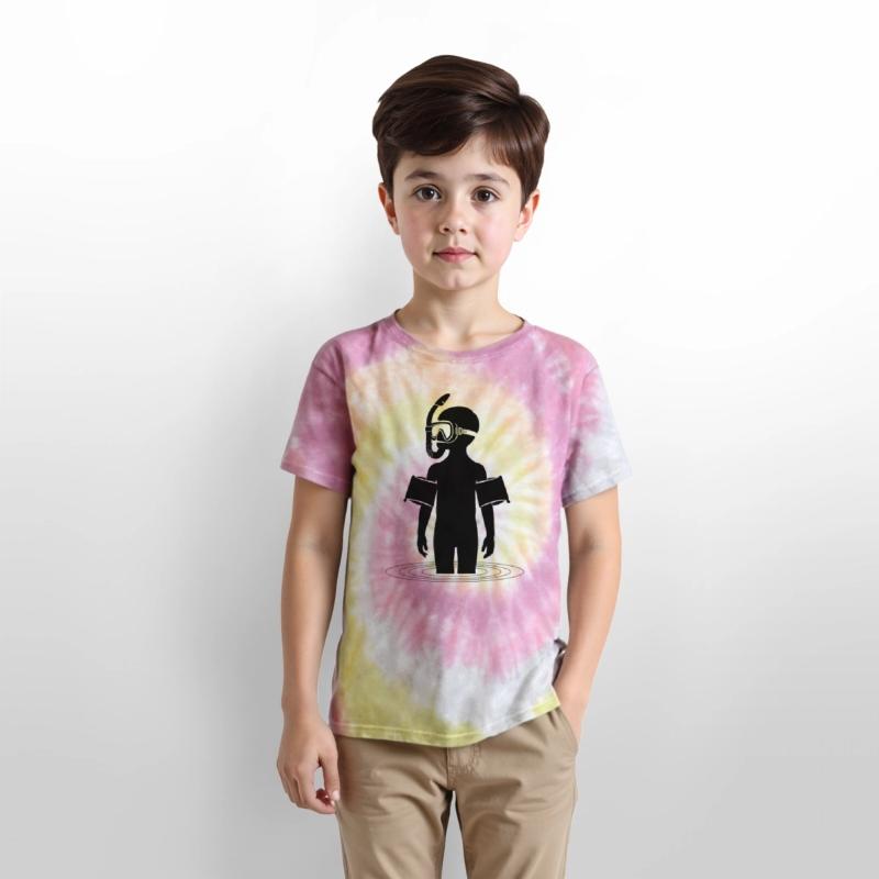 Young man snorkeling in the sea on vacation