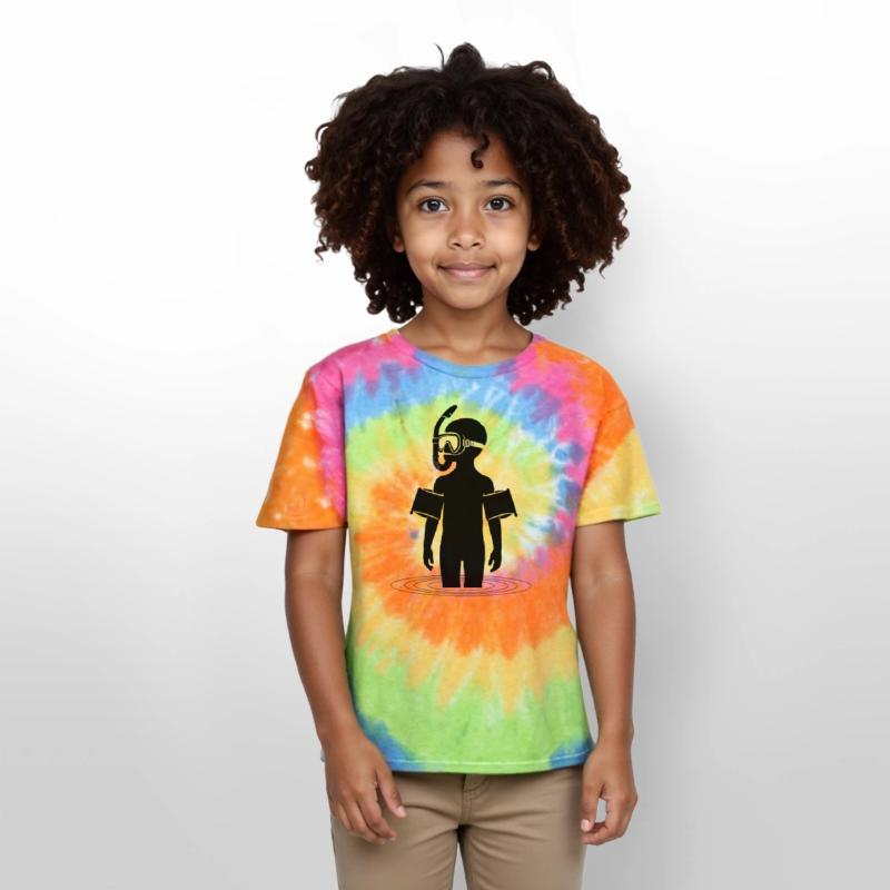 Young man snorkeling in the sea on vacation