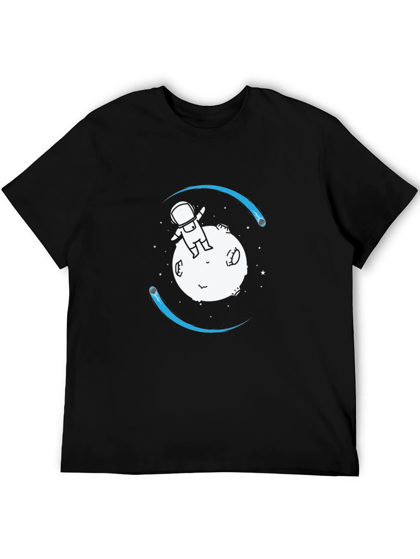 Astronaut Moon Landing Graphic T-Shirt