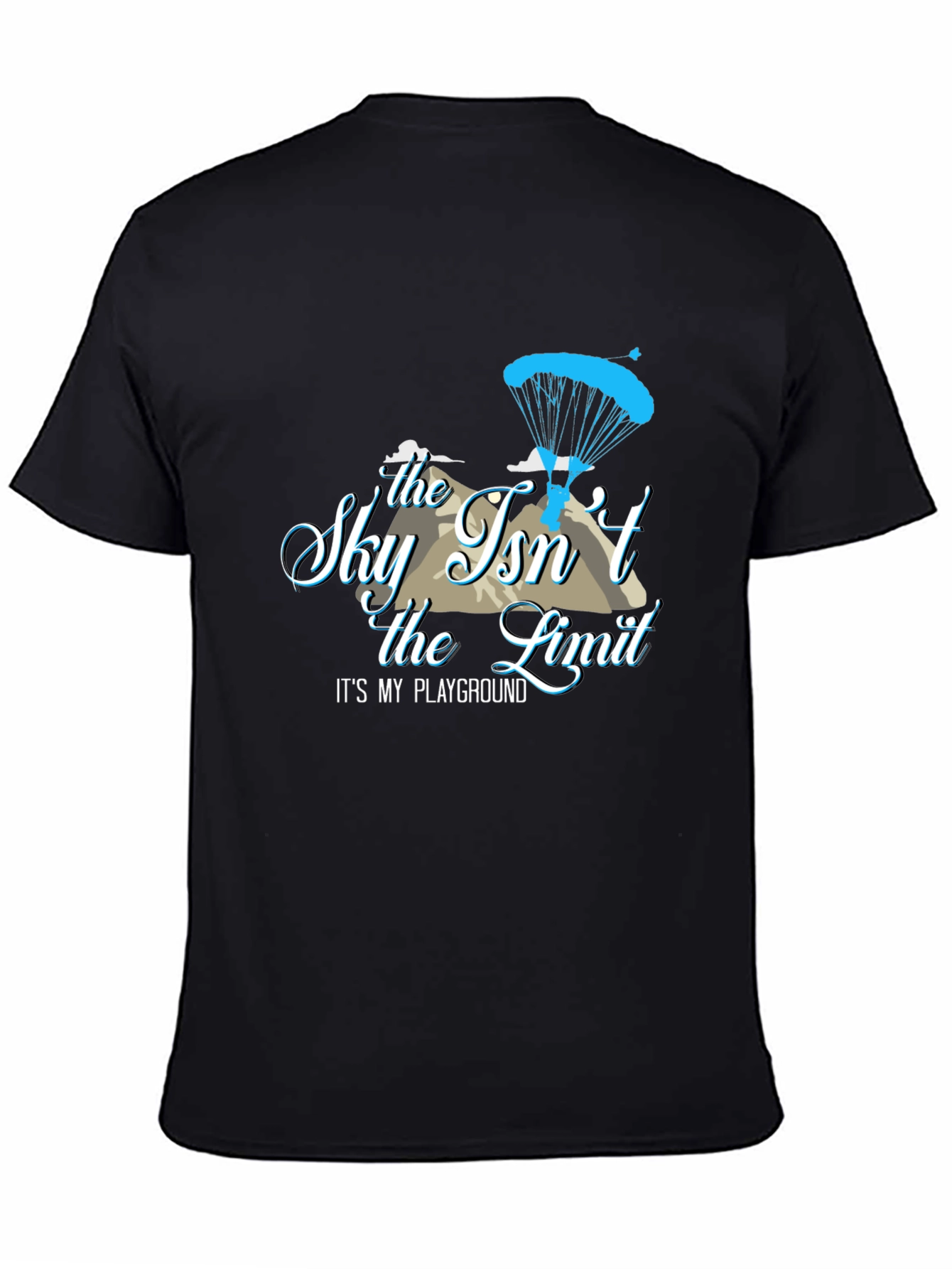 Sky Isnt the Limit T-Shirt - Parachute Design