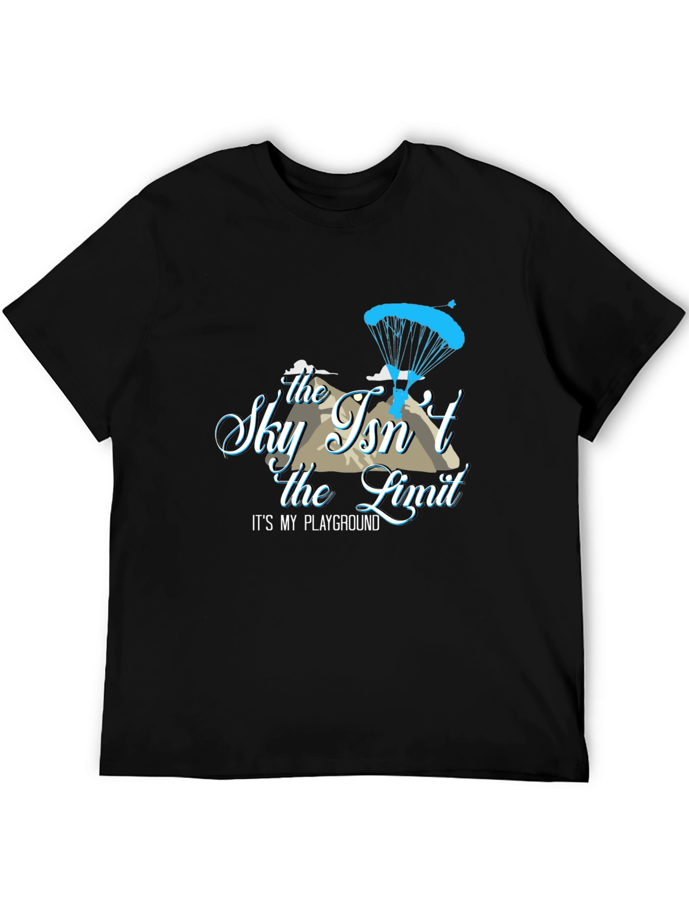 Sky Isnt the Limit T-Shirt - Parachute Design