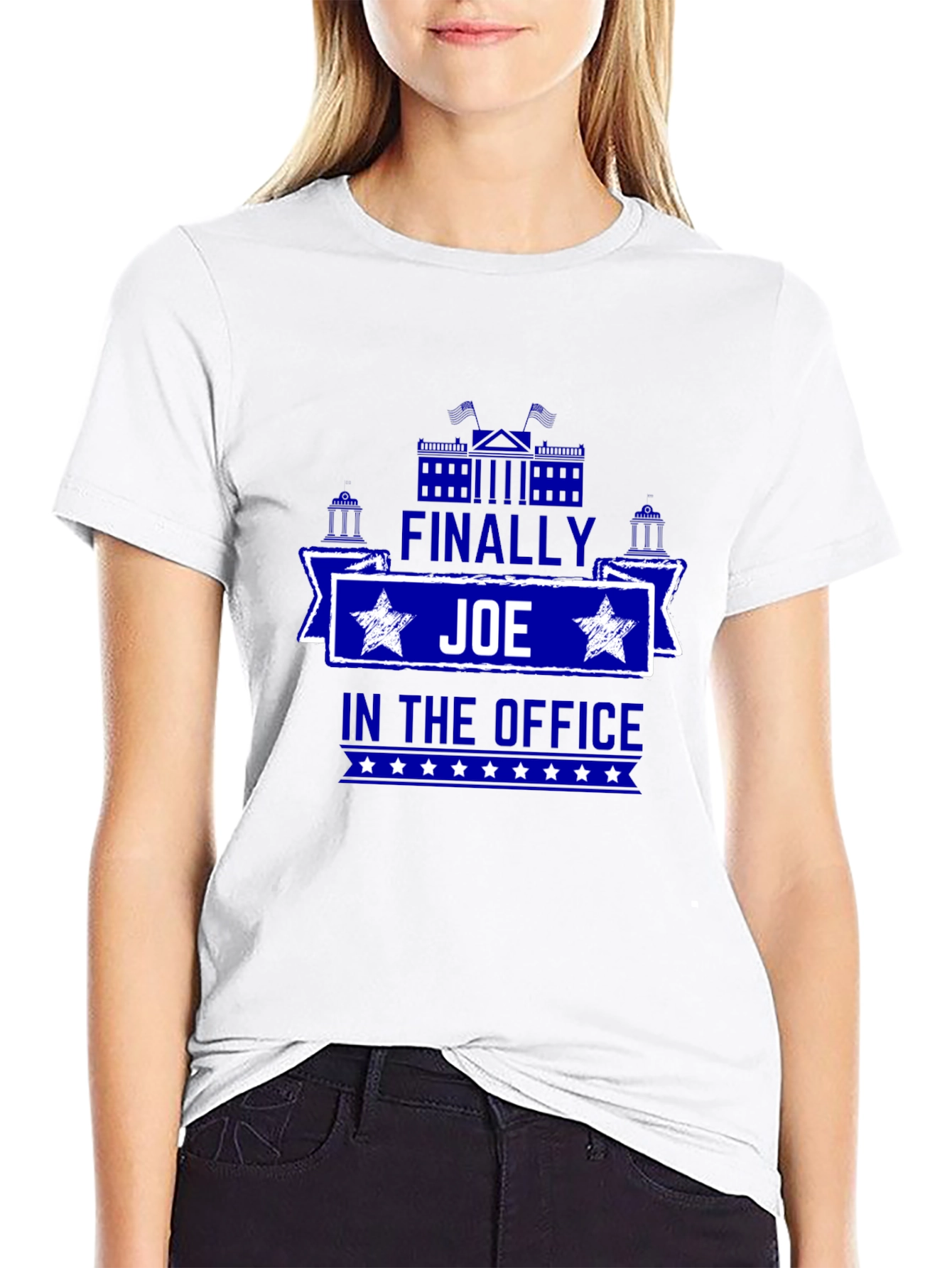 Finally Joe In the Office Black T-Shirt