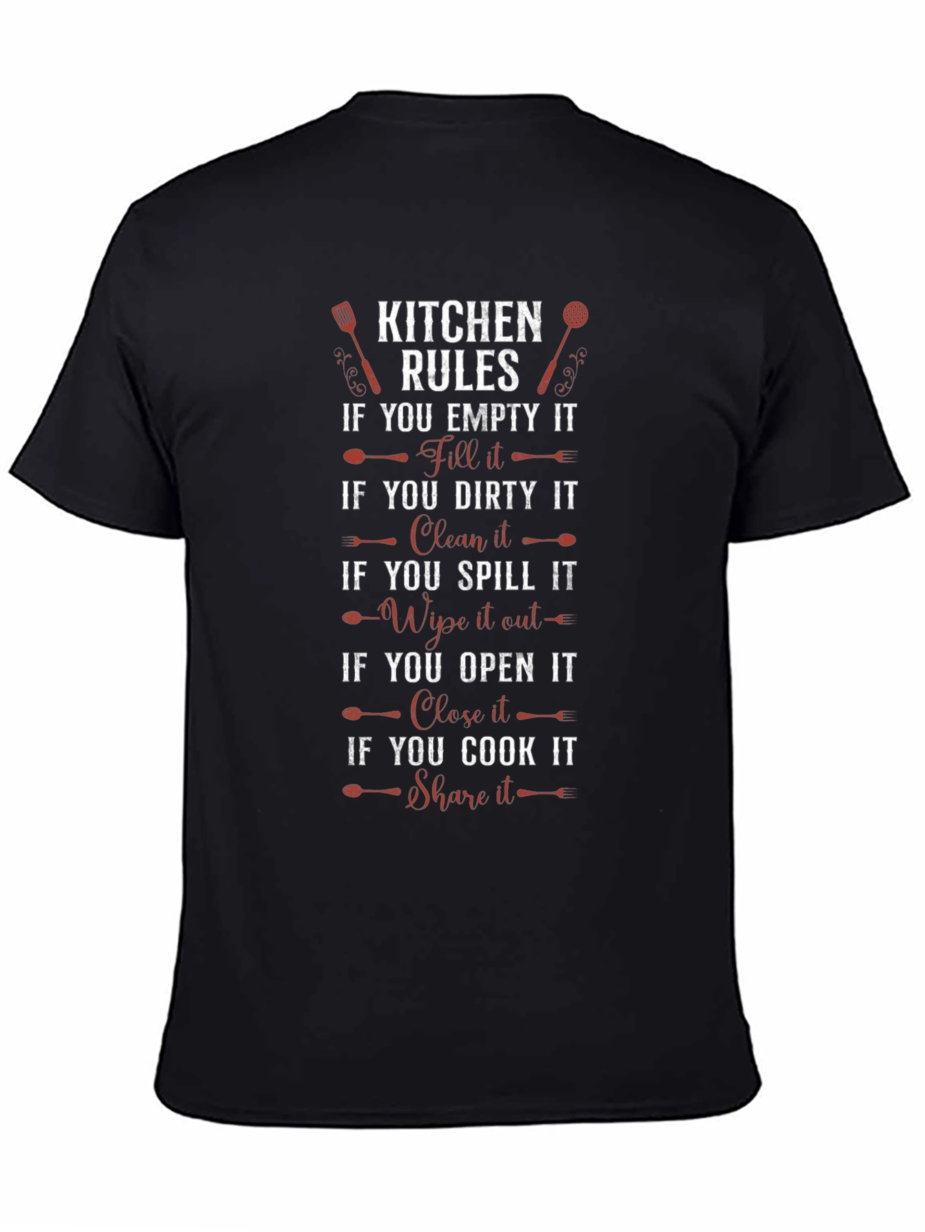 Kitchen Rules Graphic T-Shirt