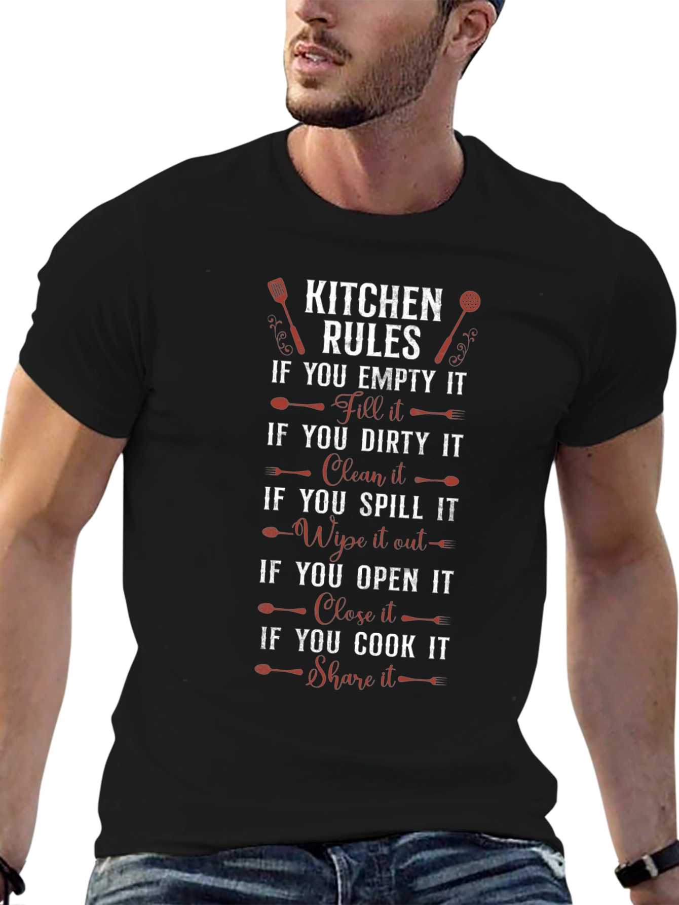 Kitchen Rules Graphic T-Shirt