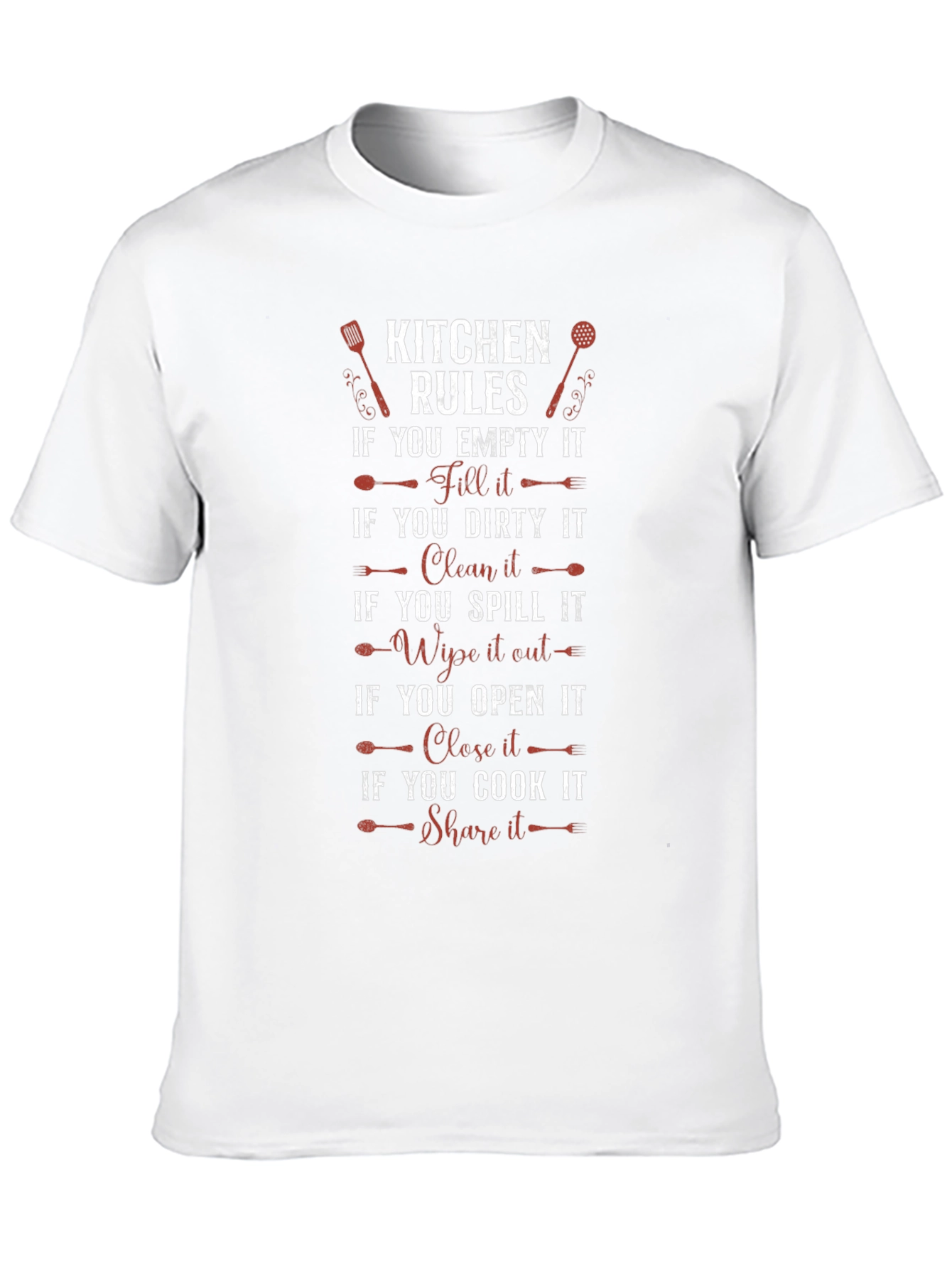 Kitchen Rules Graphic T-Shirt