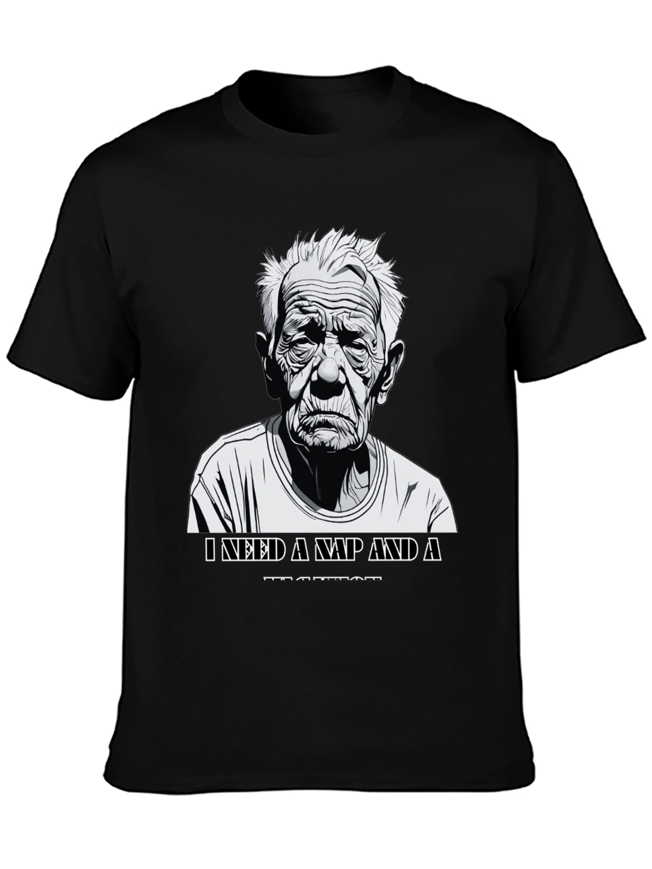 Funny Old Man Nap T-Shirt