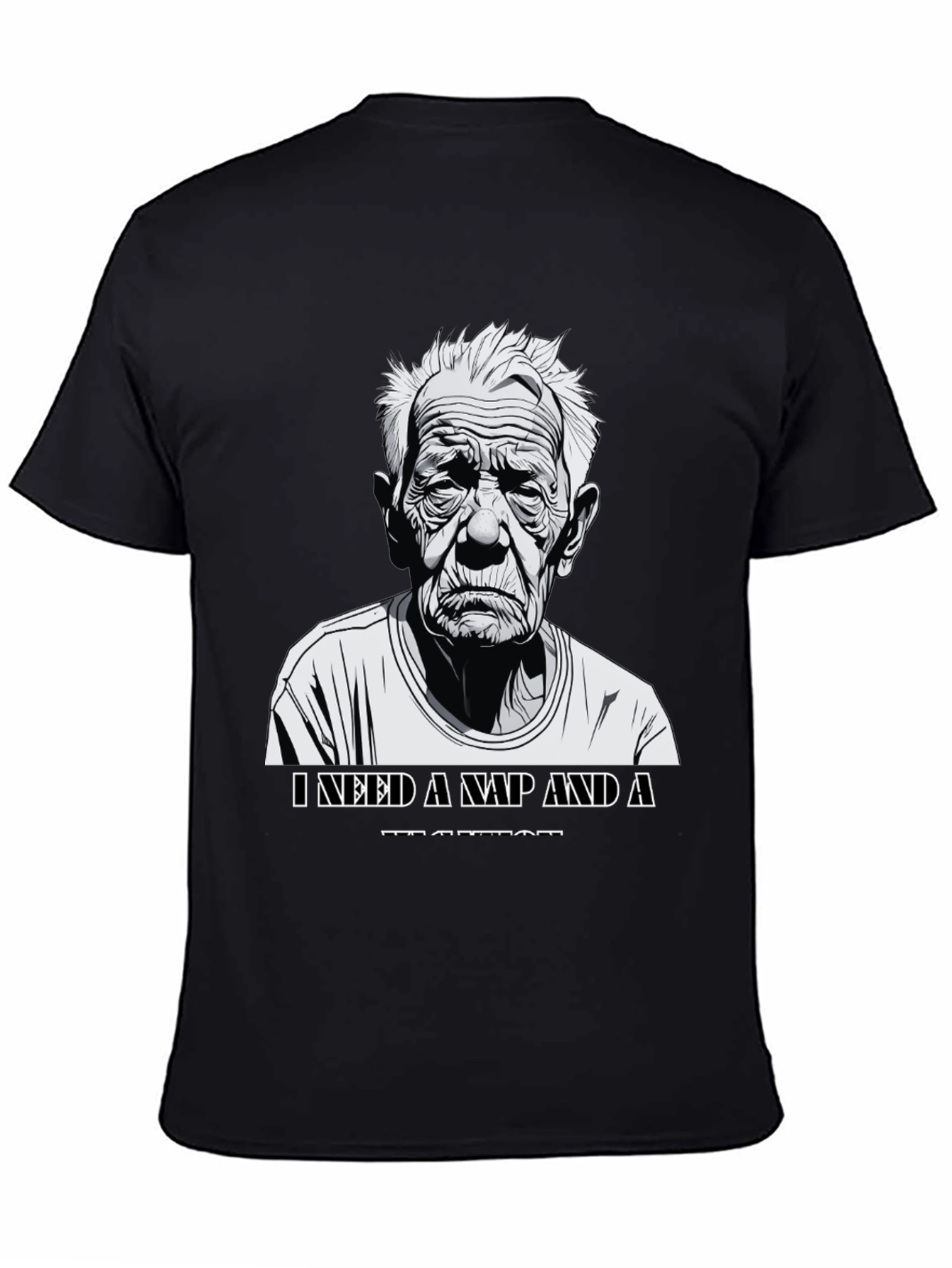 Funny Old Man Nap T-Shirt
