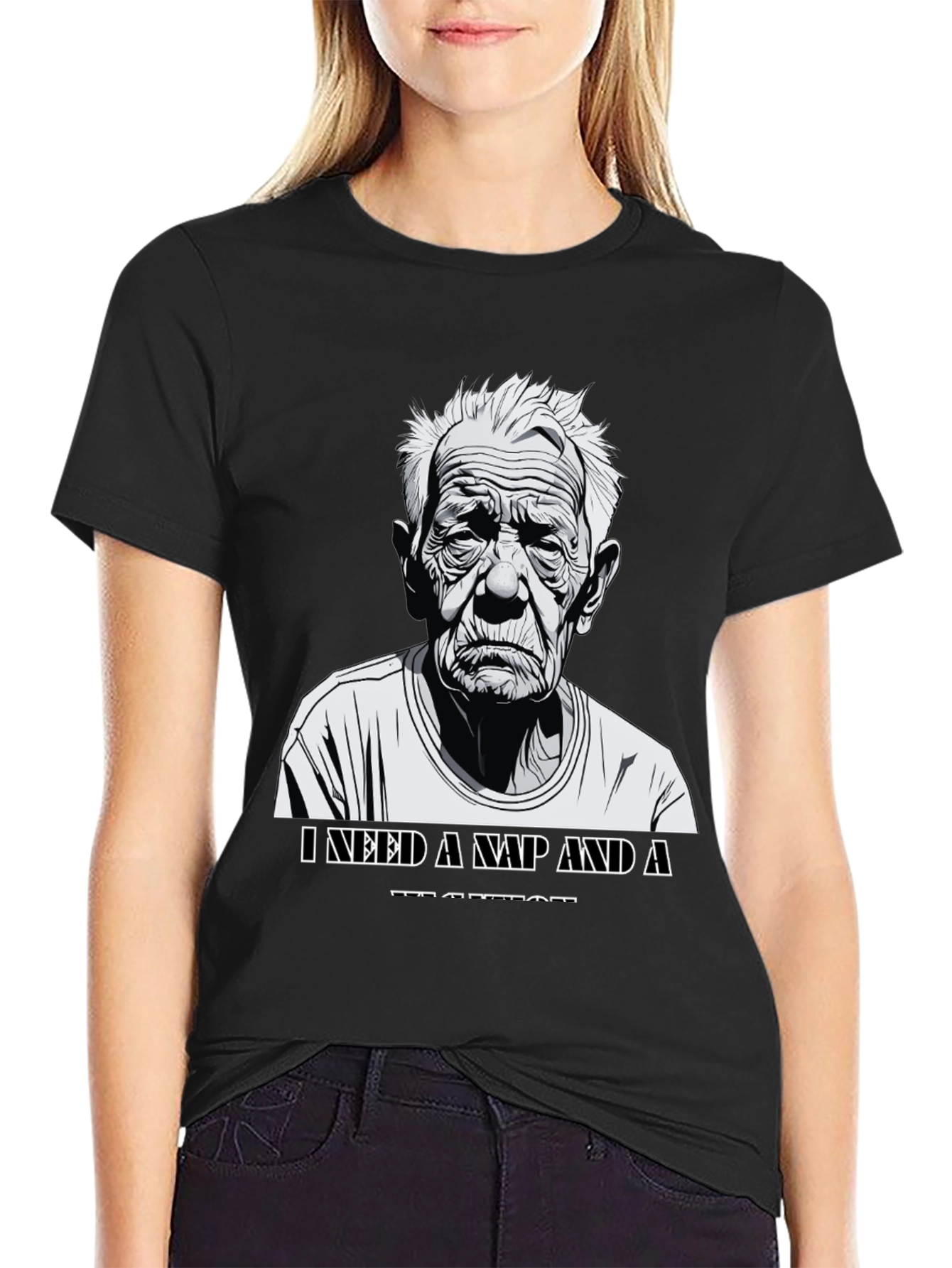 Funny Old Man Nap T-Shirt