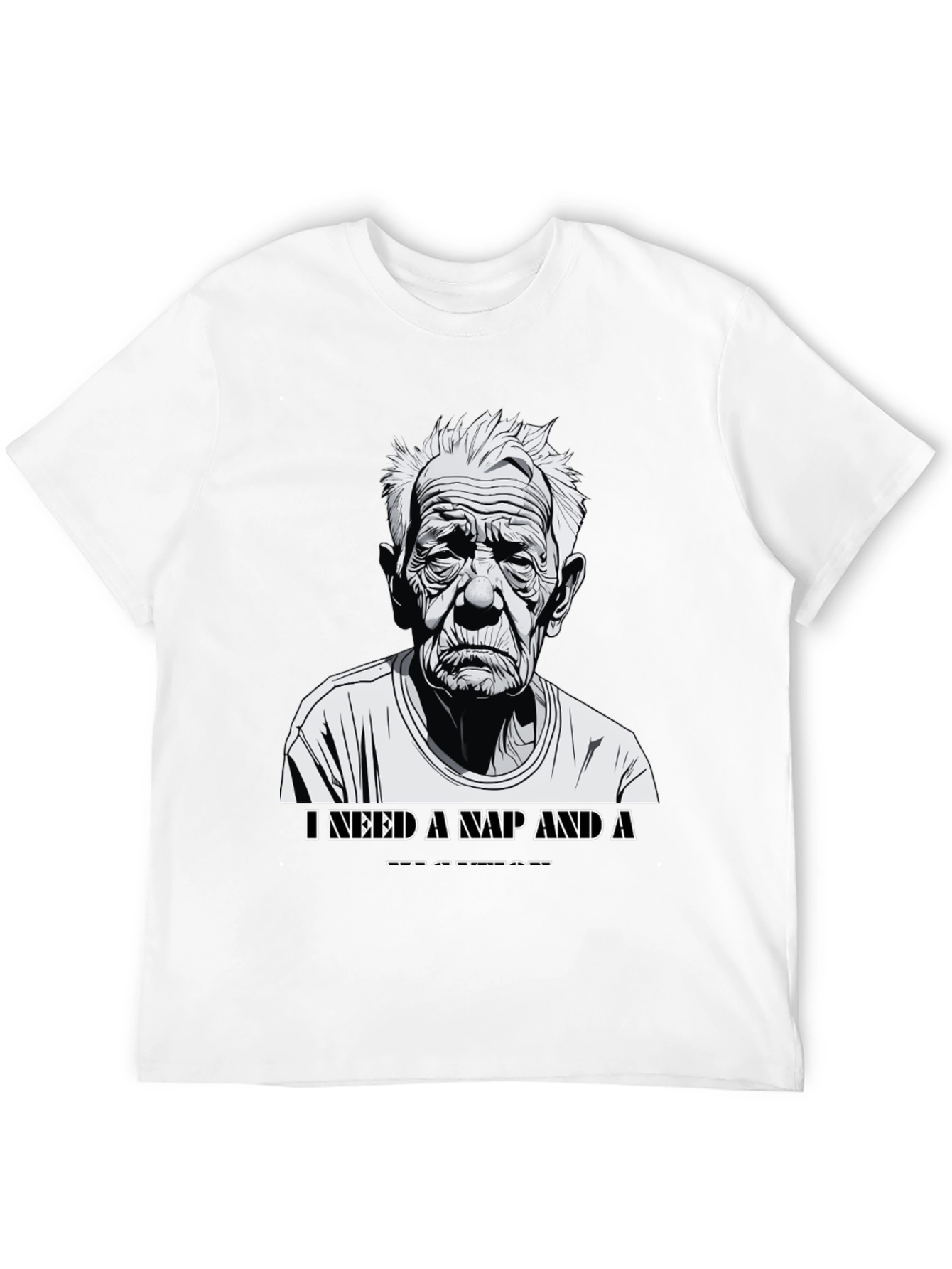 Funny Old Man Nap T-Shirt