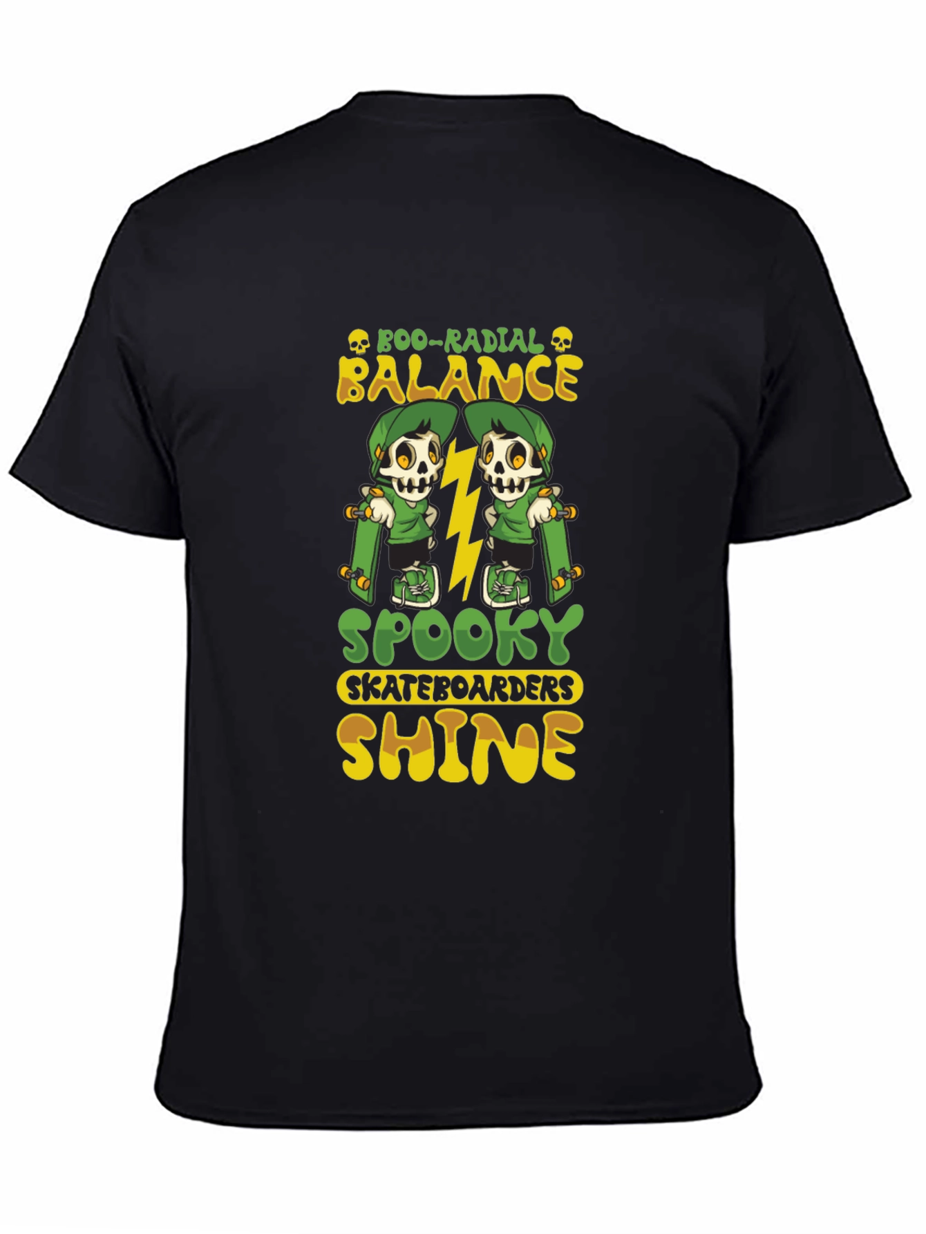 Boo-Radial Balance Skateboard T-Shirt