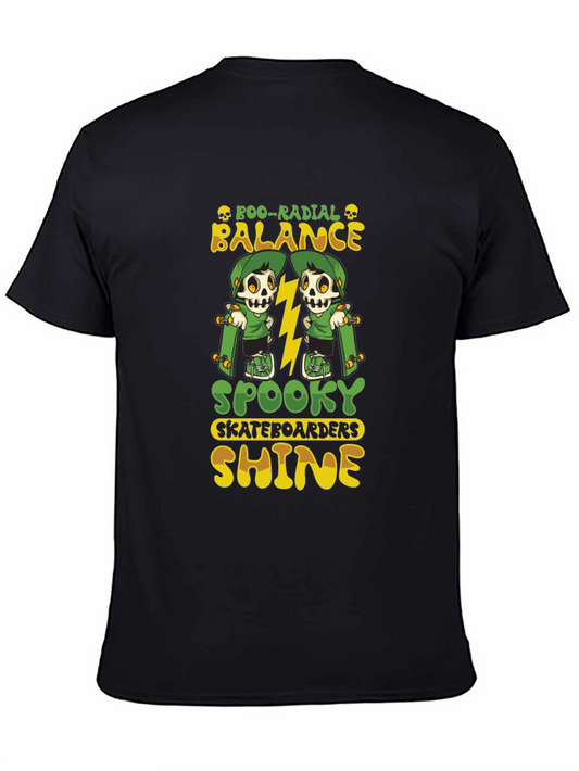 Boo-Radial Balance Skateboard T-Shirt