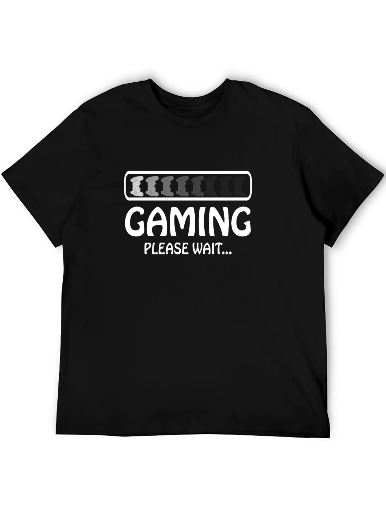 Gaming Please Wait Black T-Shirt