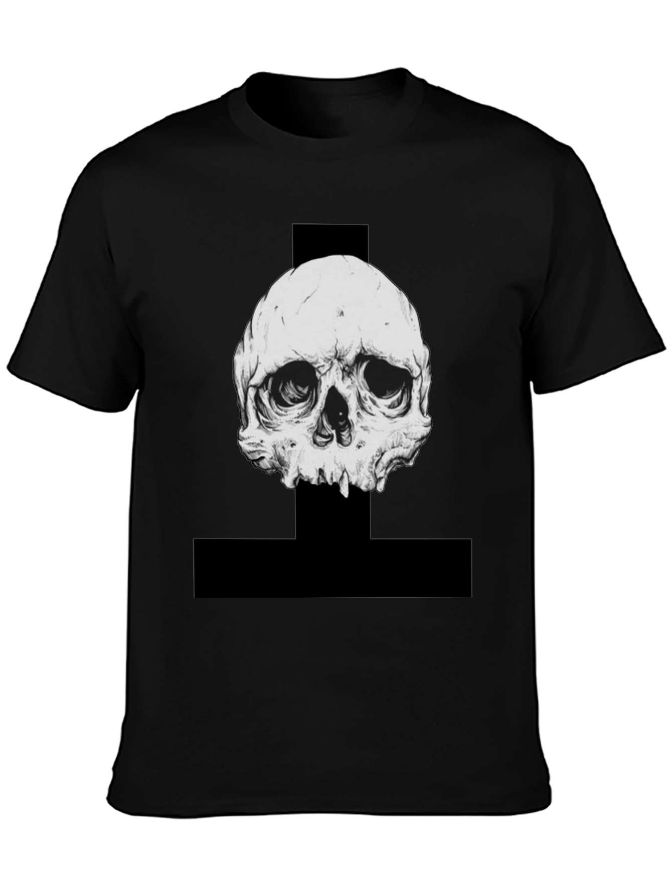 Skull Graphic Black T-Shirt