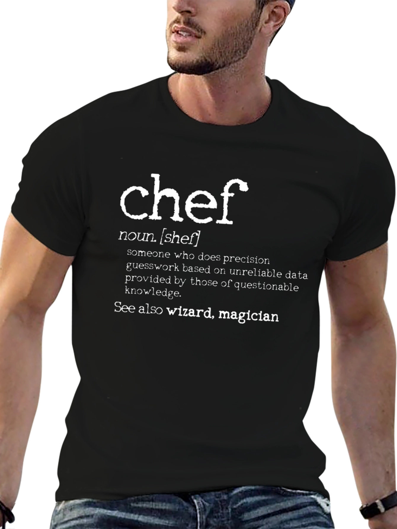 Chef Definition T-Shirt - Wizard Magician Funny Cook Tee