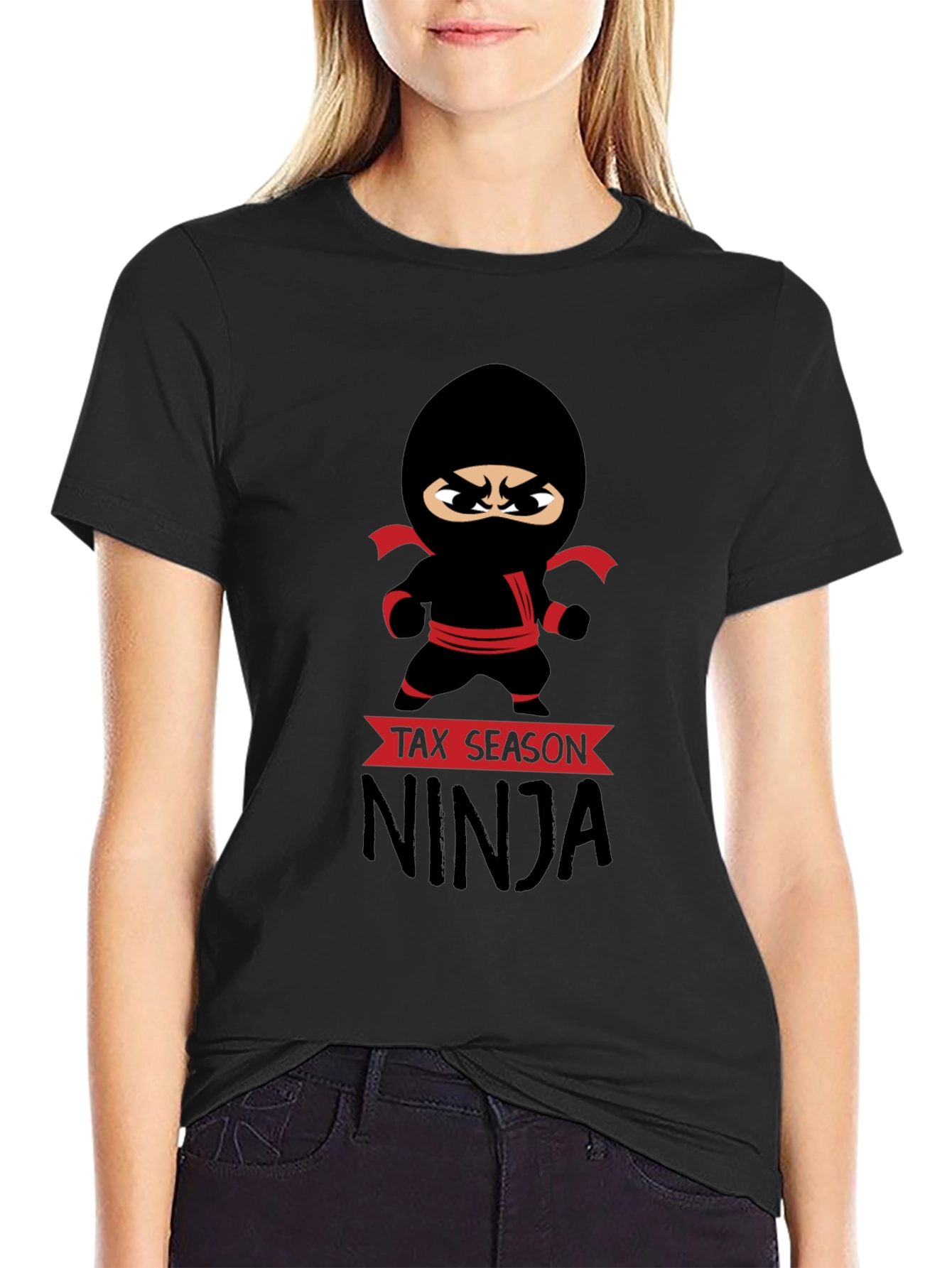 Tax Season Ninja Graphic T-Shirt