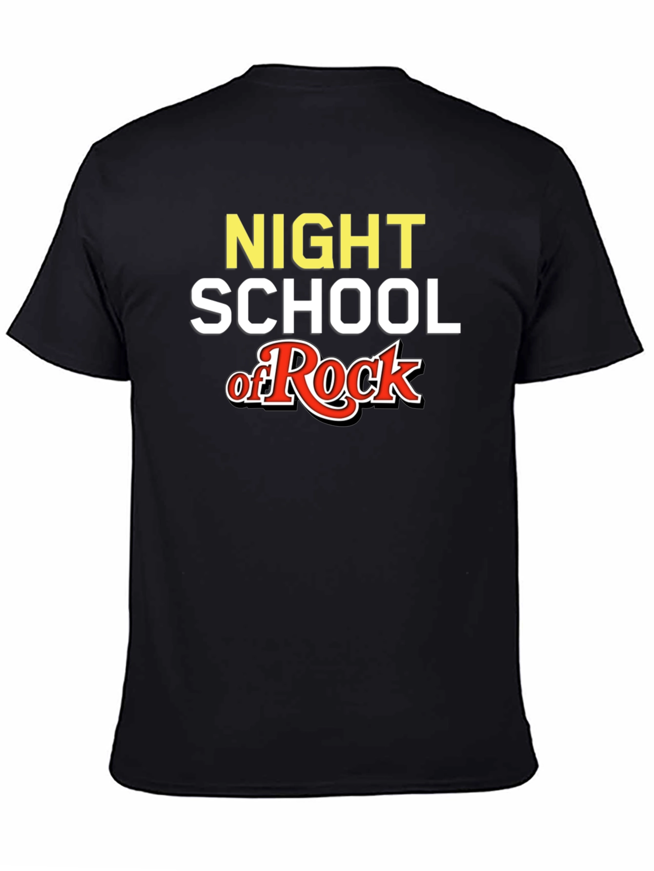 Night School of Rock Black T-Shirt
