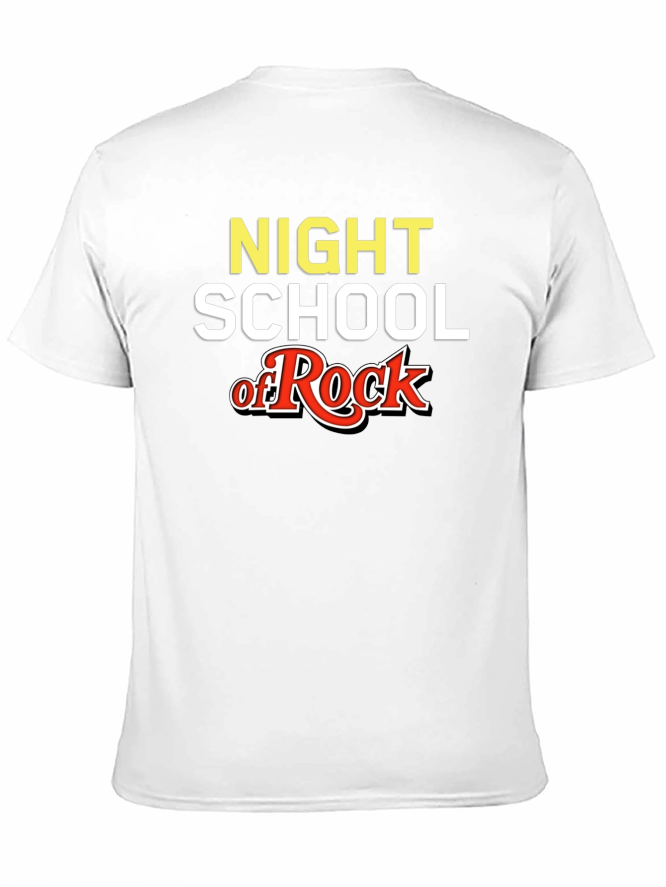 Night School of Rock Black T-Shirt