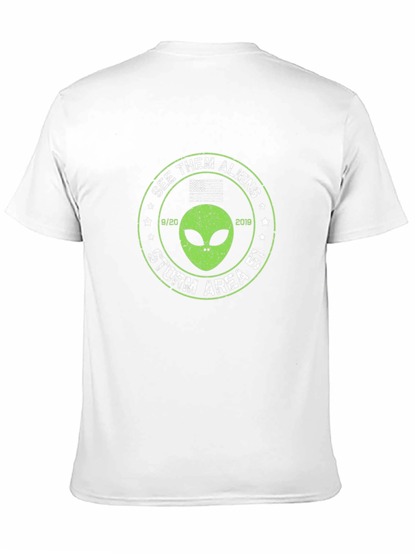 Storm Area 51 Alien Graphic Tee - Black